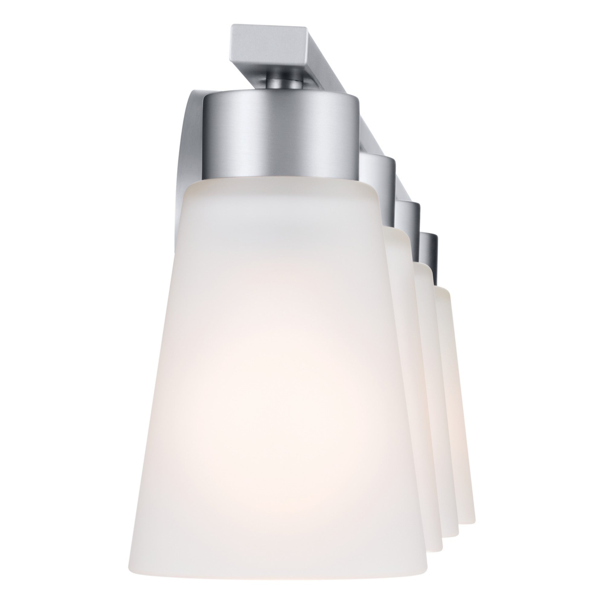 Stamos 31" 4-Light Bath Vanity Light, Brushed Nickel Finish - Bees Lighting