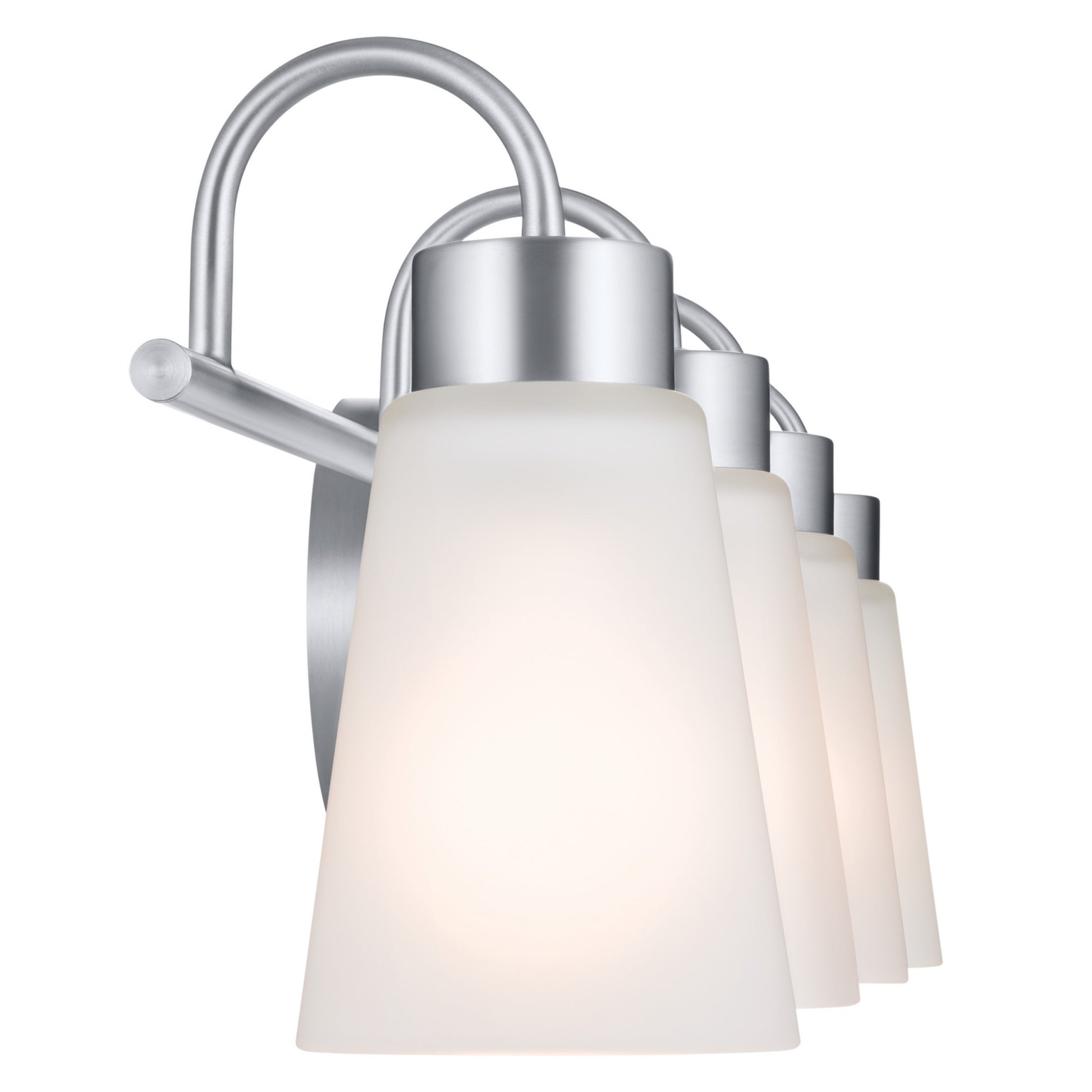 Erma 33" 4-Light Bath Vanity Light, Brushed Nickel Finish - Bees Lighting