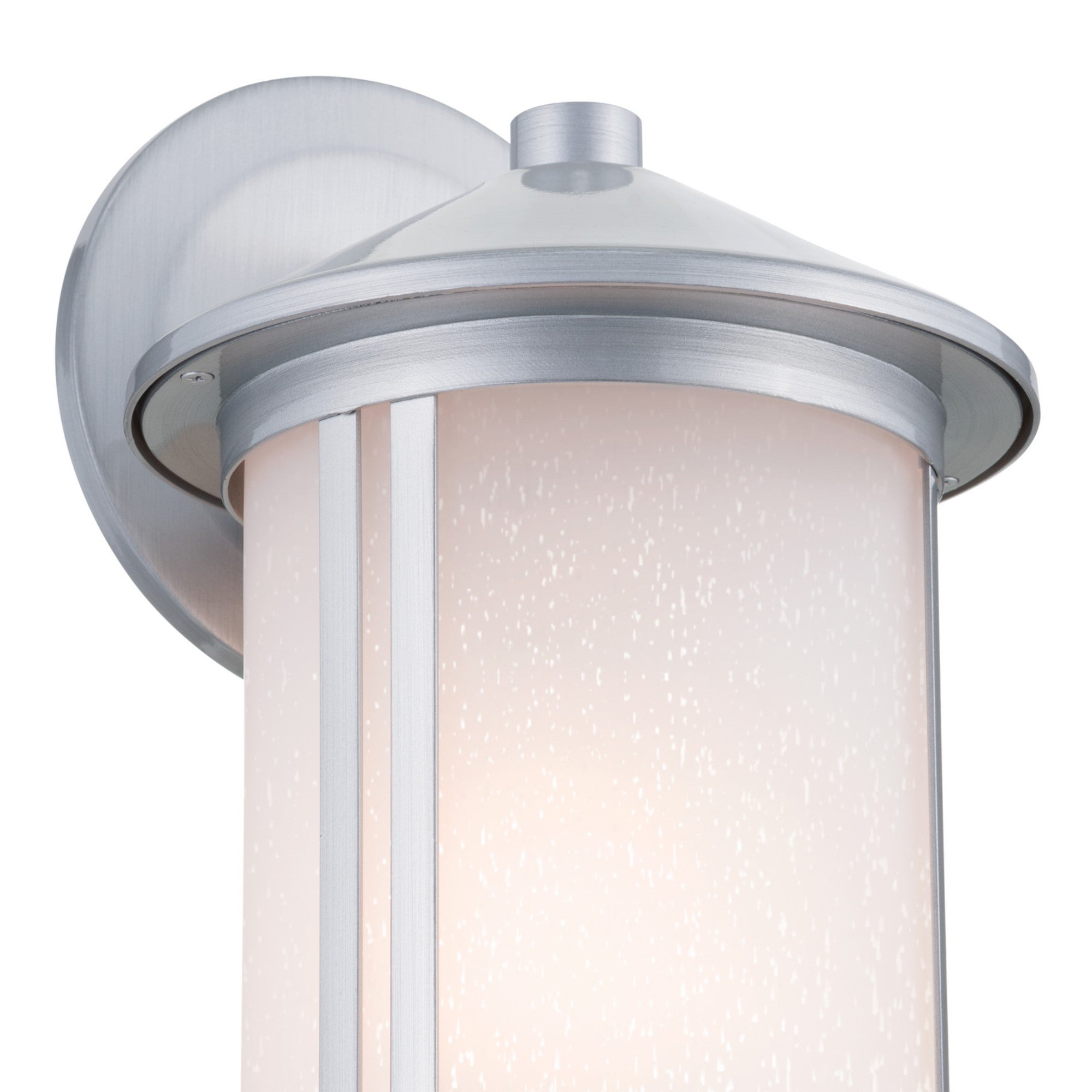 Lombard 17" Outdoor Wall Light, Brushed Aluminum Finish - Bees Lighting