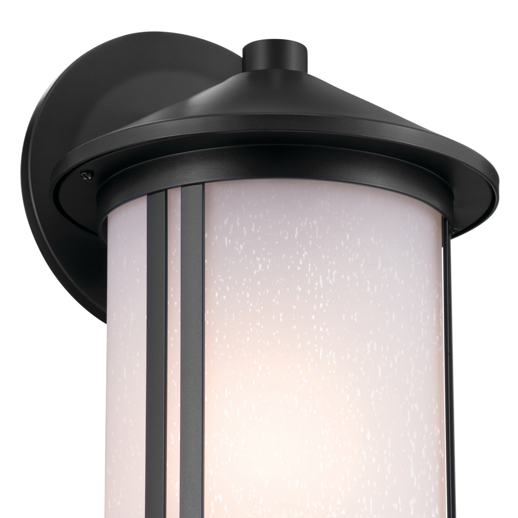 Lombard 17" Outdoor Wall Light, Black Finish - Bees Lighting