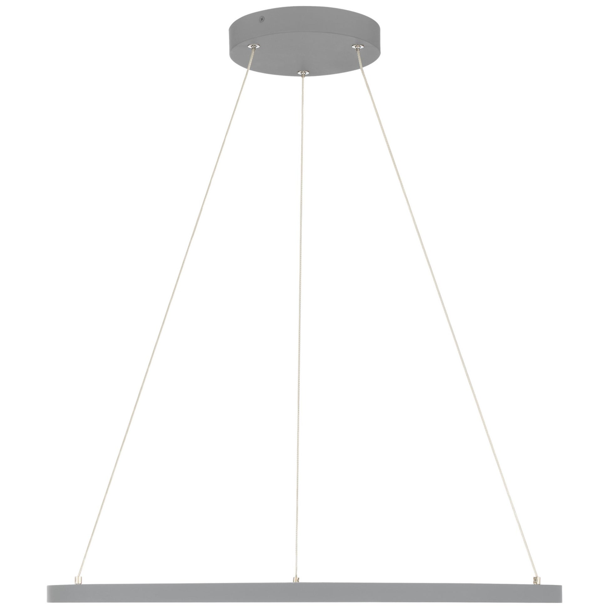 Anello 16" LED Pendant, Gray Finish - Bees Lighting
