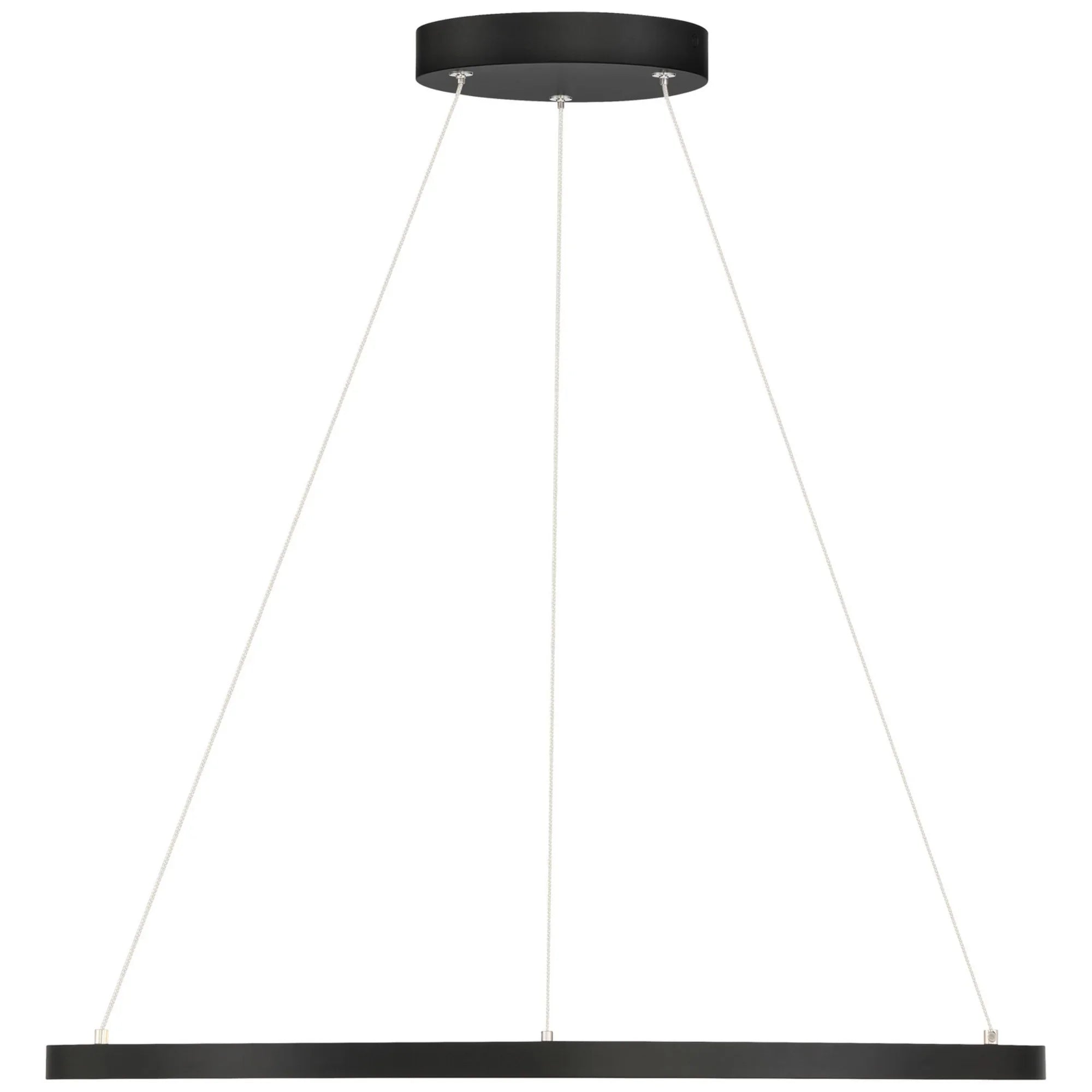 Anello 16" LED Pendant, Matte Black Finish - Bees Lighting