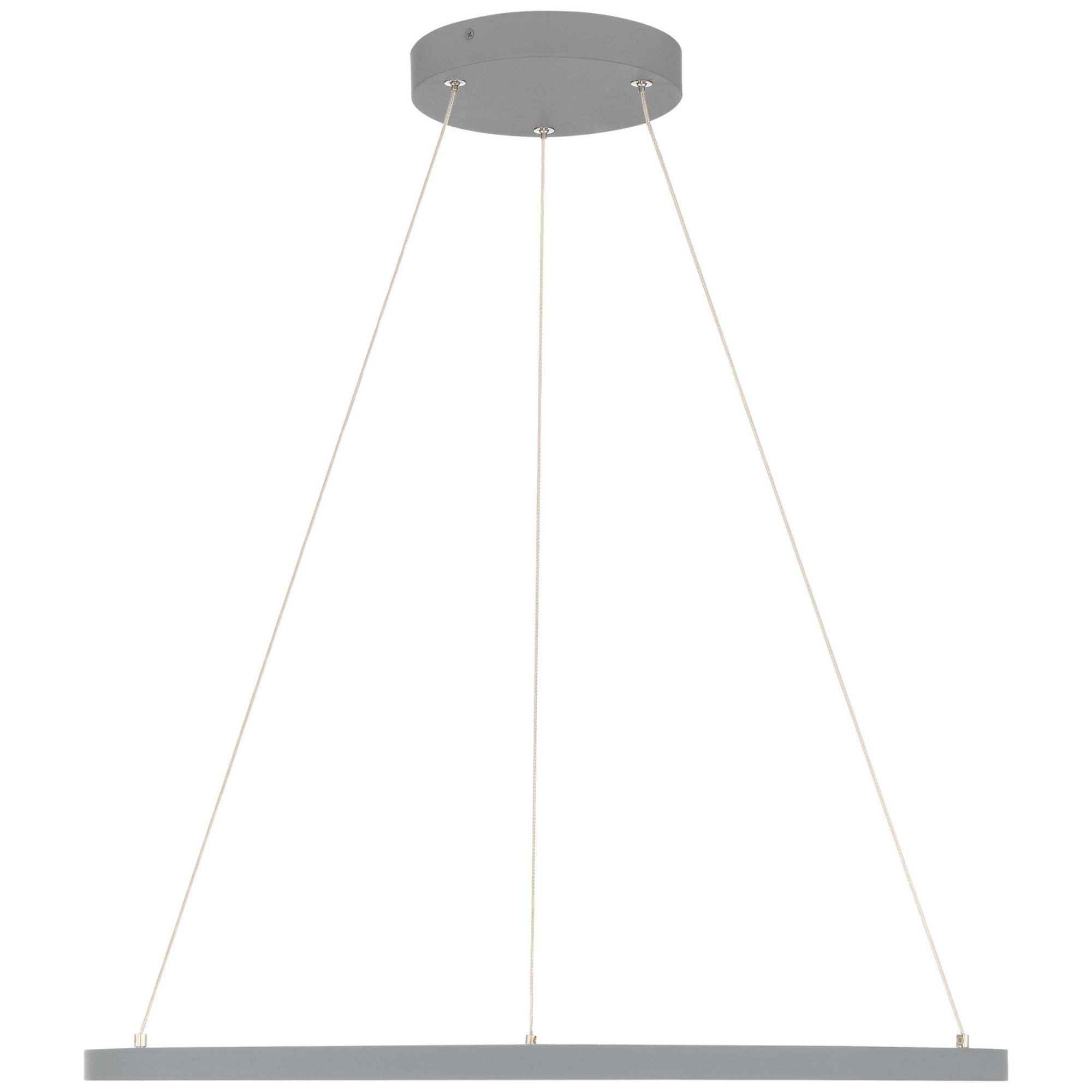 Anello 24" LED Pendant, Gray Finish - Bees Lighting