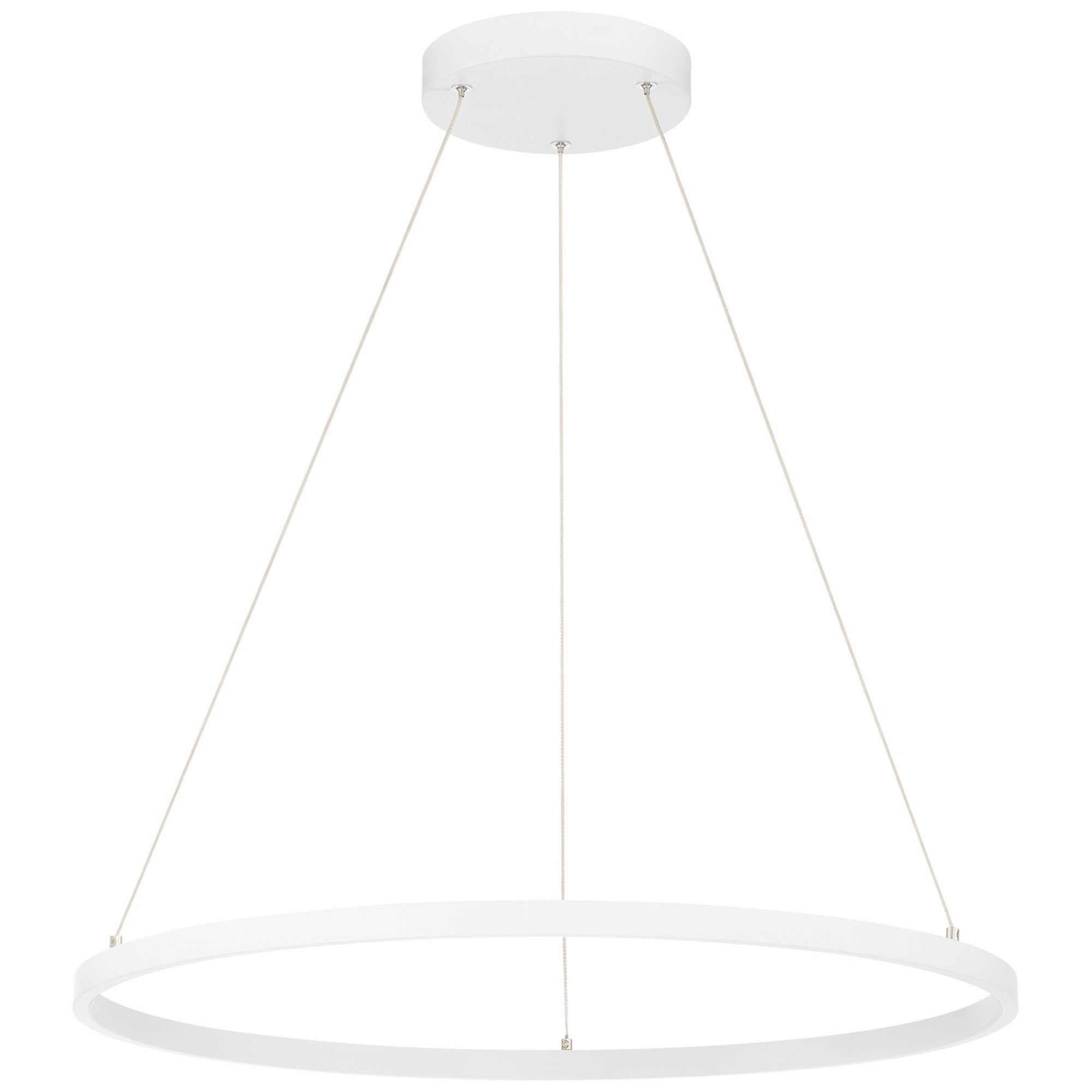 Anello 24" LED Pendant, Matte White Finish
