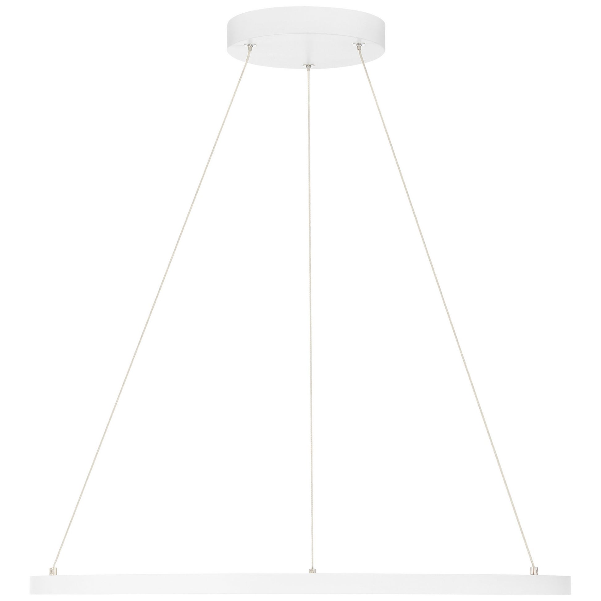 Anello 32" LED Pendant, Matte White Finish - Bees Lighting