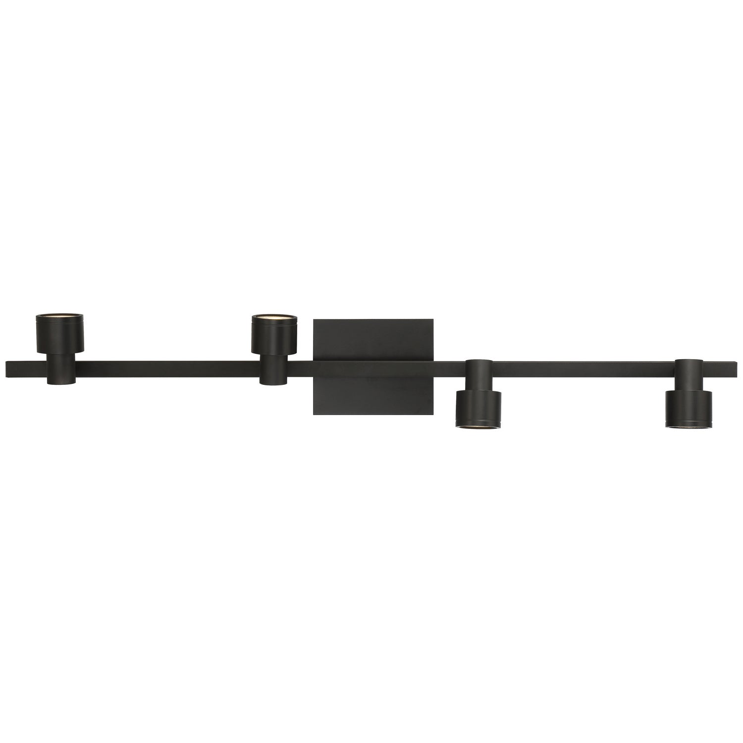 Lincoln 35" Adjustable LED Track Rail, Matte Black Finish - Bees Lighting