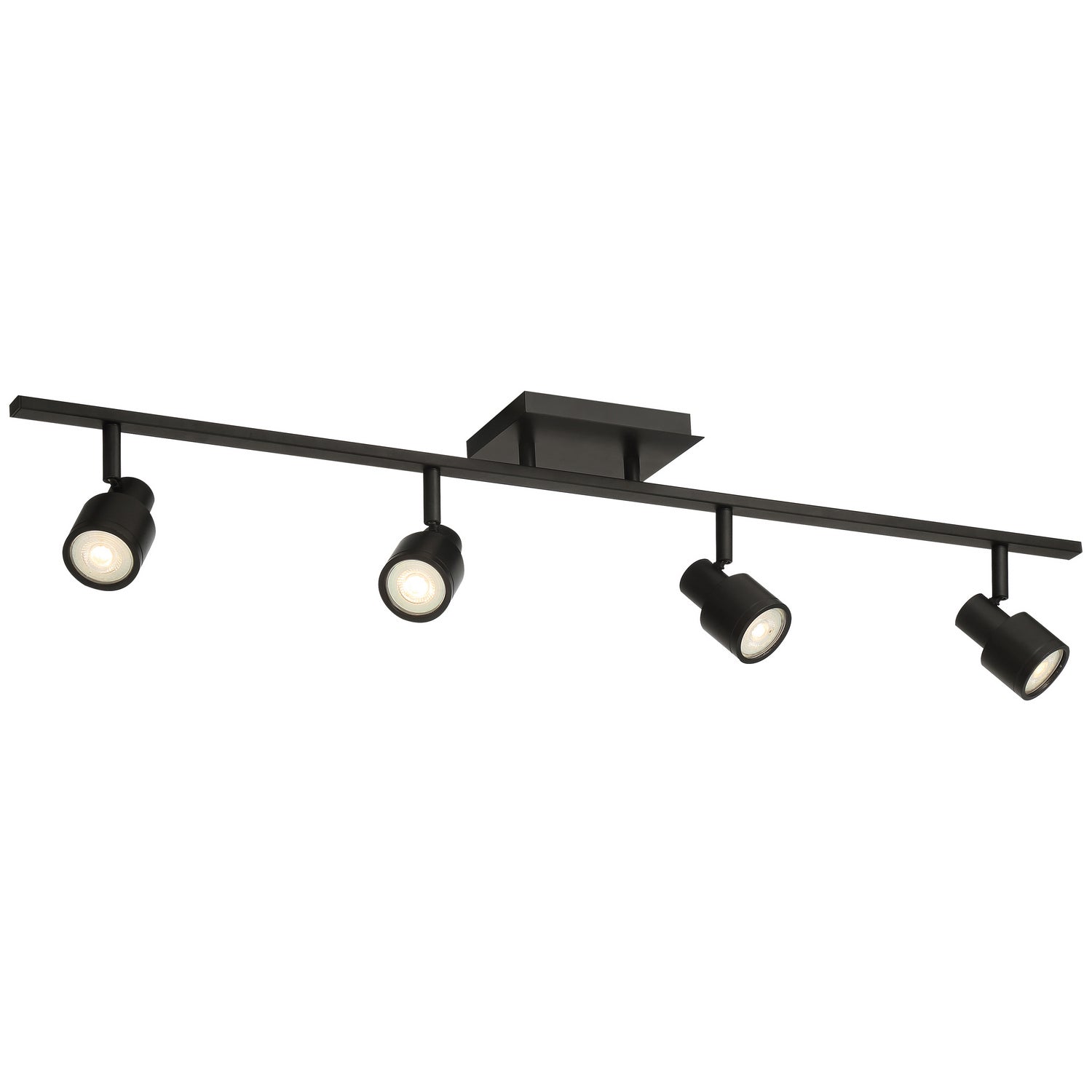 Lincoln 35" Adjustable LED Track Rail, Matte Black Finish - Bees Lighting
