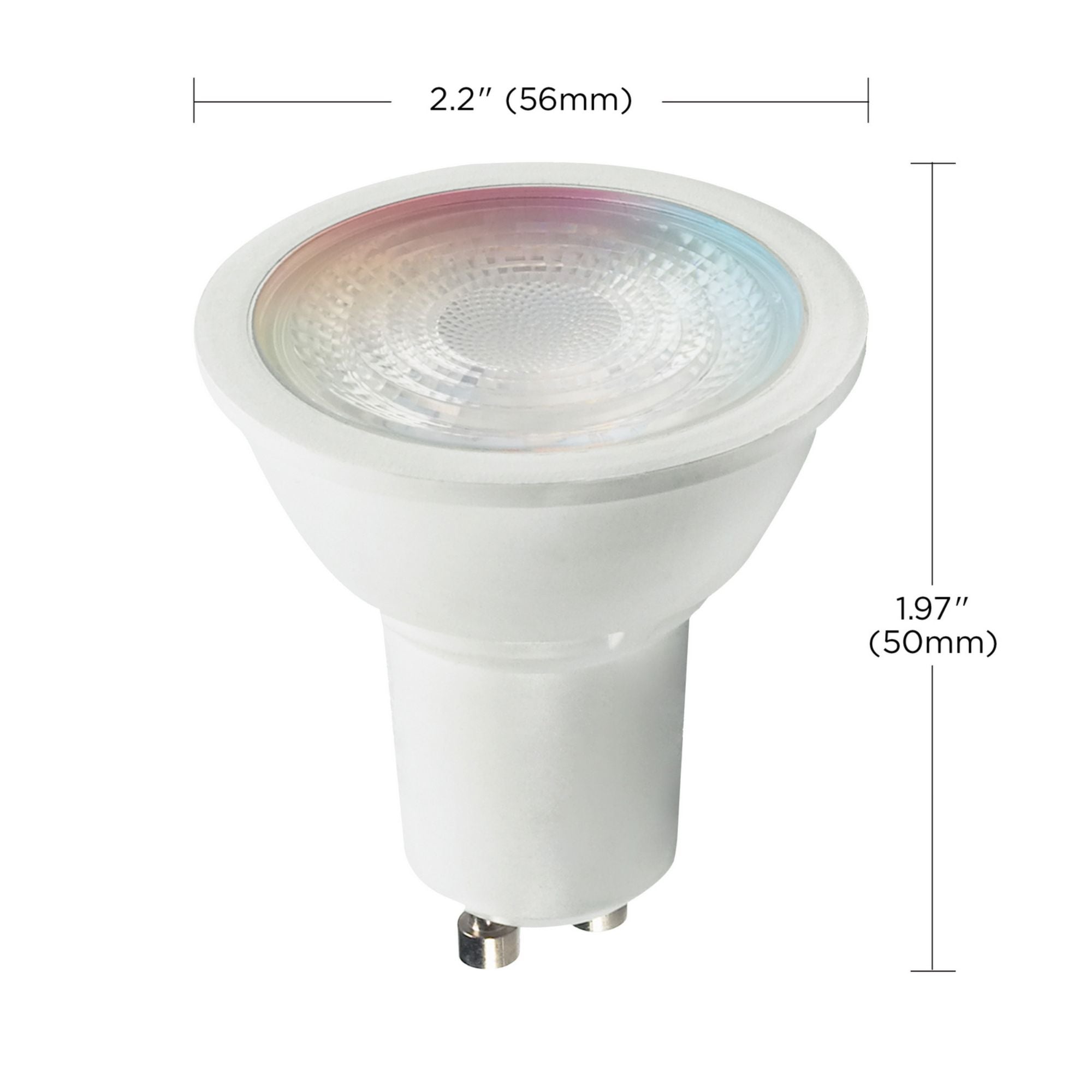 Starfish MR16 Wi-Fi Smart LED Bulb, 6W, 385 Lumens, RGBW & Tunable White, 50° Flood, T20 Compliant - Bees Lighting