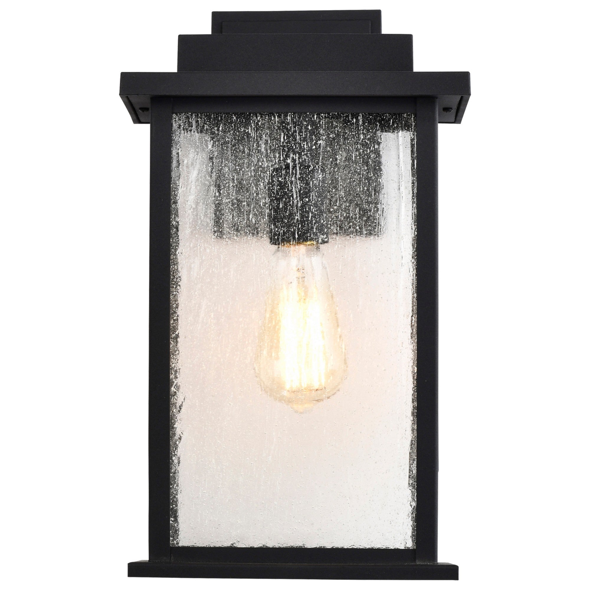 Sullivan 16" Outdoor Wall Light, Matte black Finish - Bees Lighting