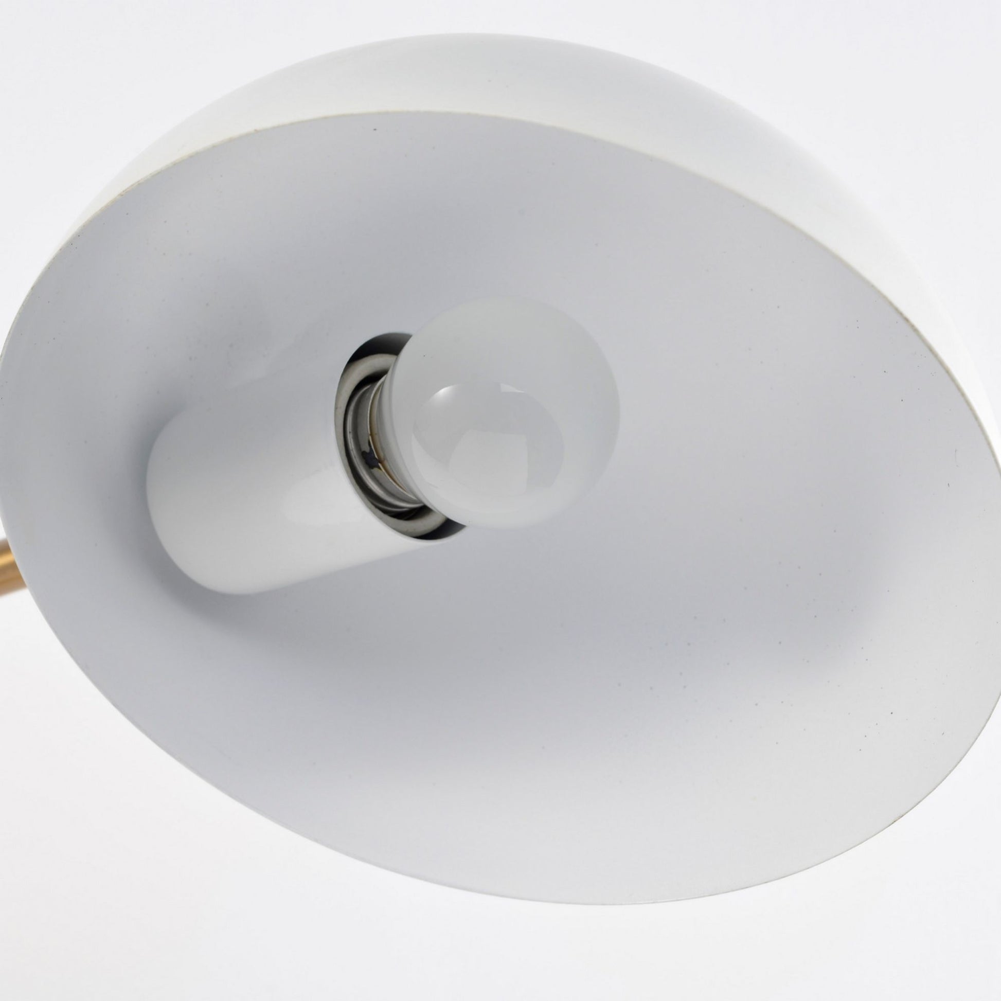 Trilby 16" Swing Arm Wall Sconce, White Finish - Bees Lighting