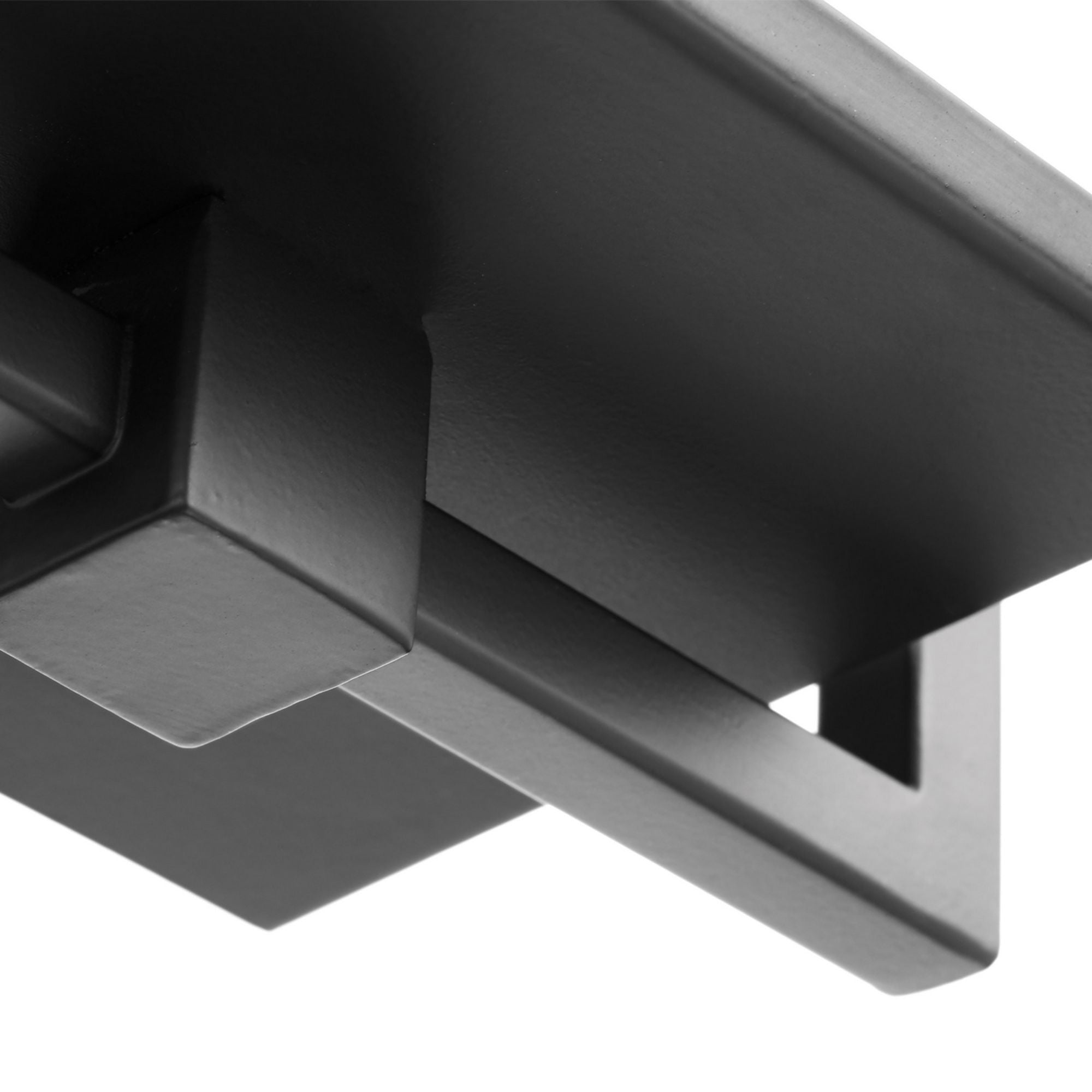 Exhibit 17" Wall Lantern, Matte Black Finish - Bees Lighting
