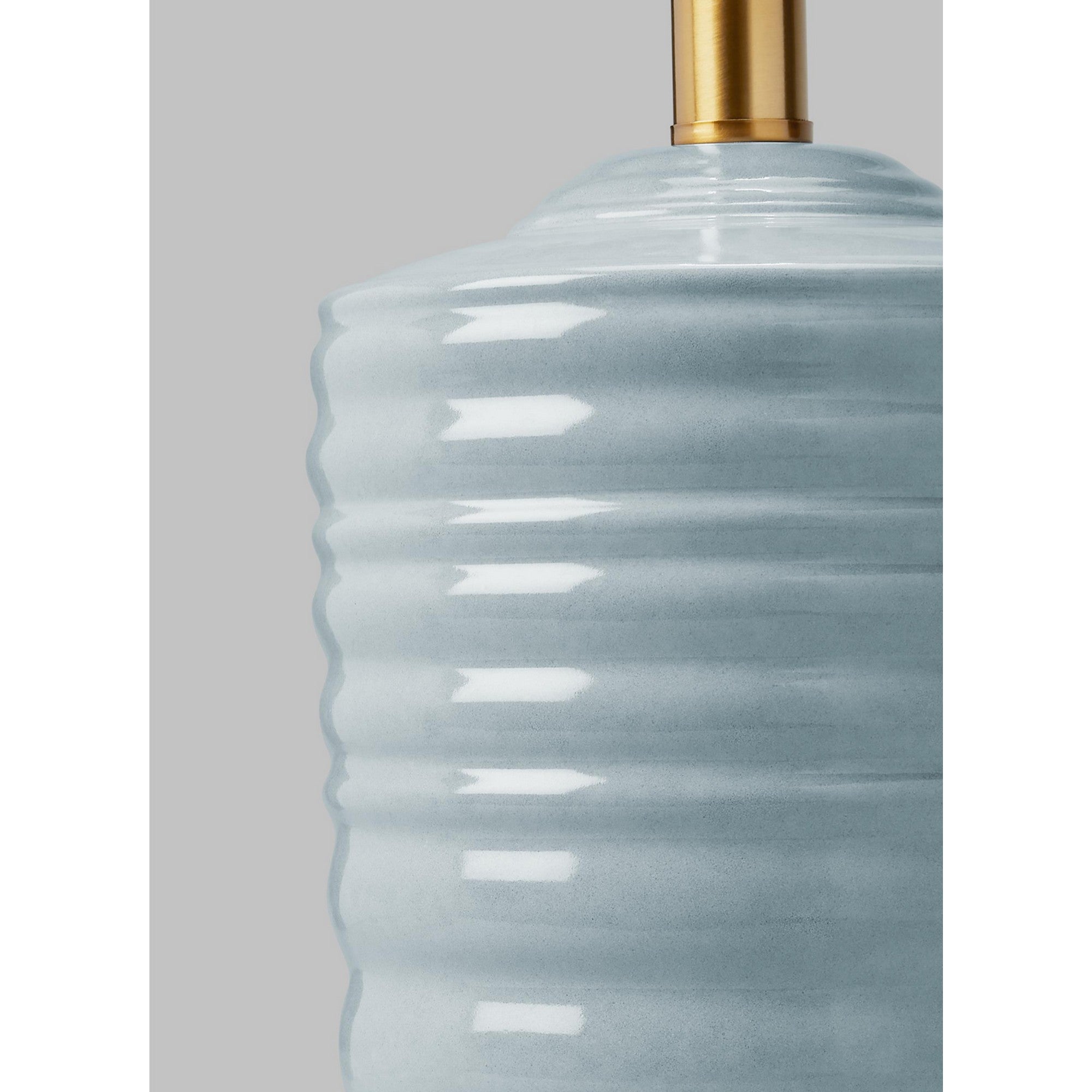 Waveland 29" LED Table Lamp, Frosted Anglia Finish - Bees Lighting