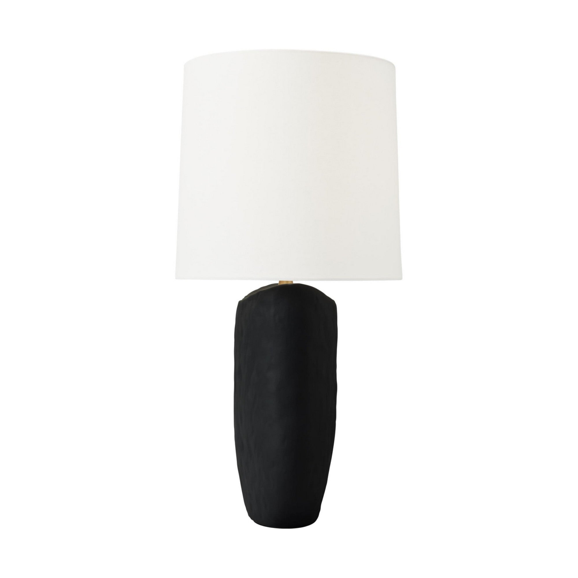 Cenotes Table Lamp Ceramic Rough Black Finish - Bees Lighting