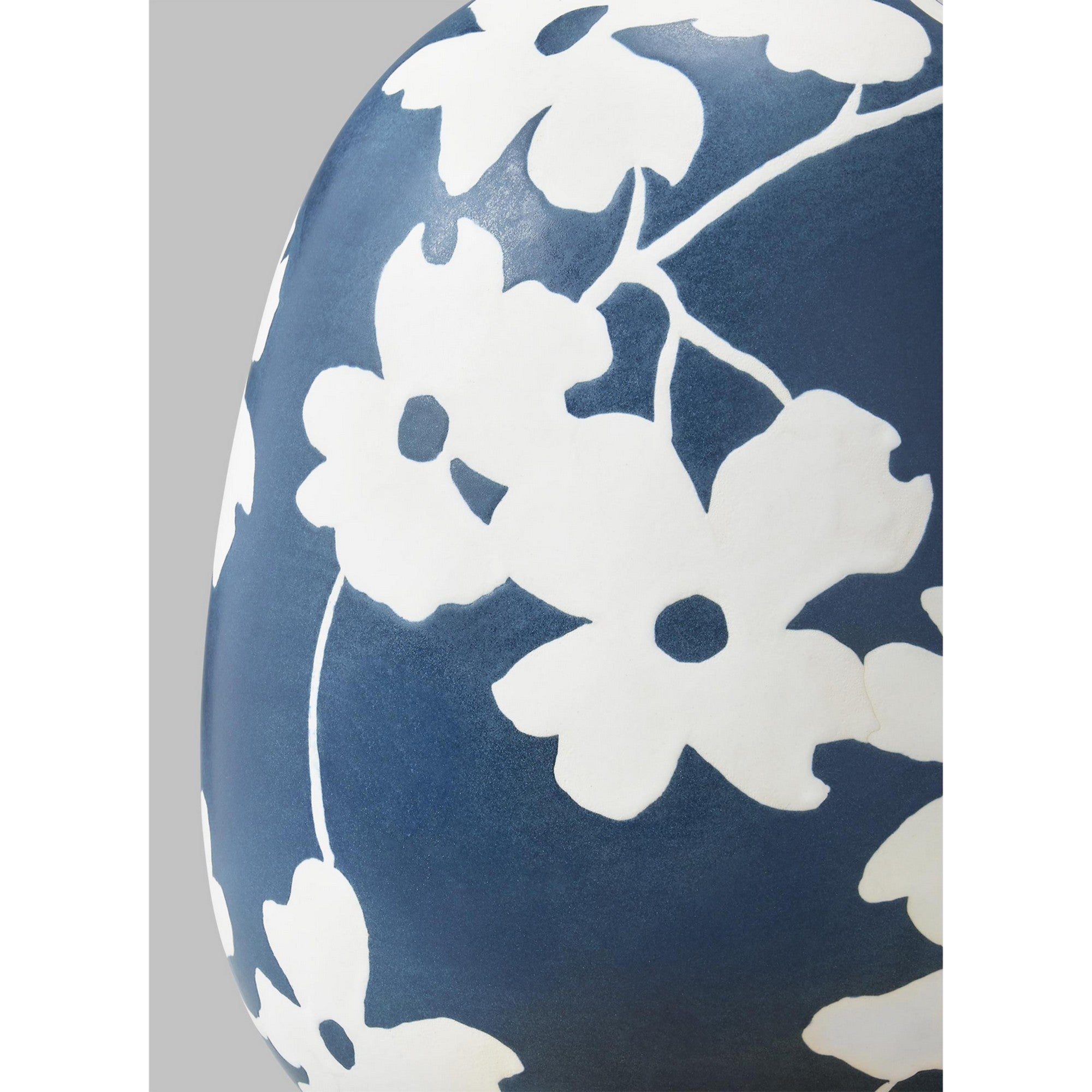Lila Table Lamp, Semi Matte Navy Blue Finish - Bees Lighting