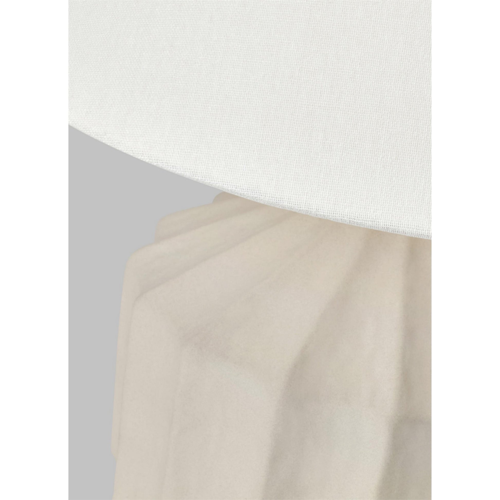Veneto 17" Small Table Lamp, Matte Concrete Finish - Bees Lighting