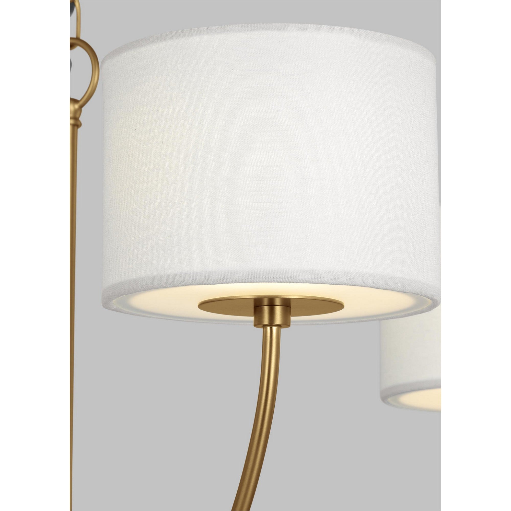 Sawyer 32" 4-Light Chandelier, Brushed Brass finish - Bees Lighting