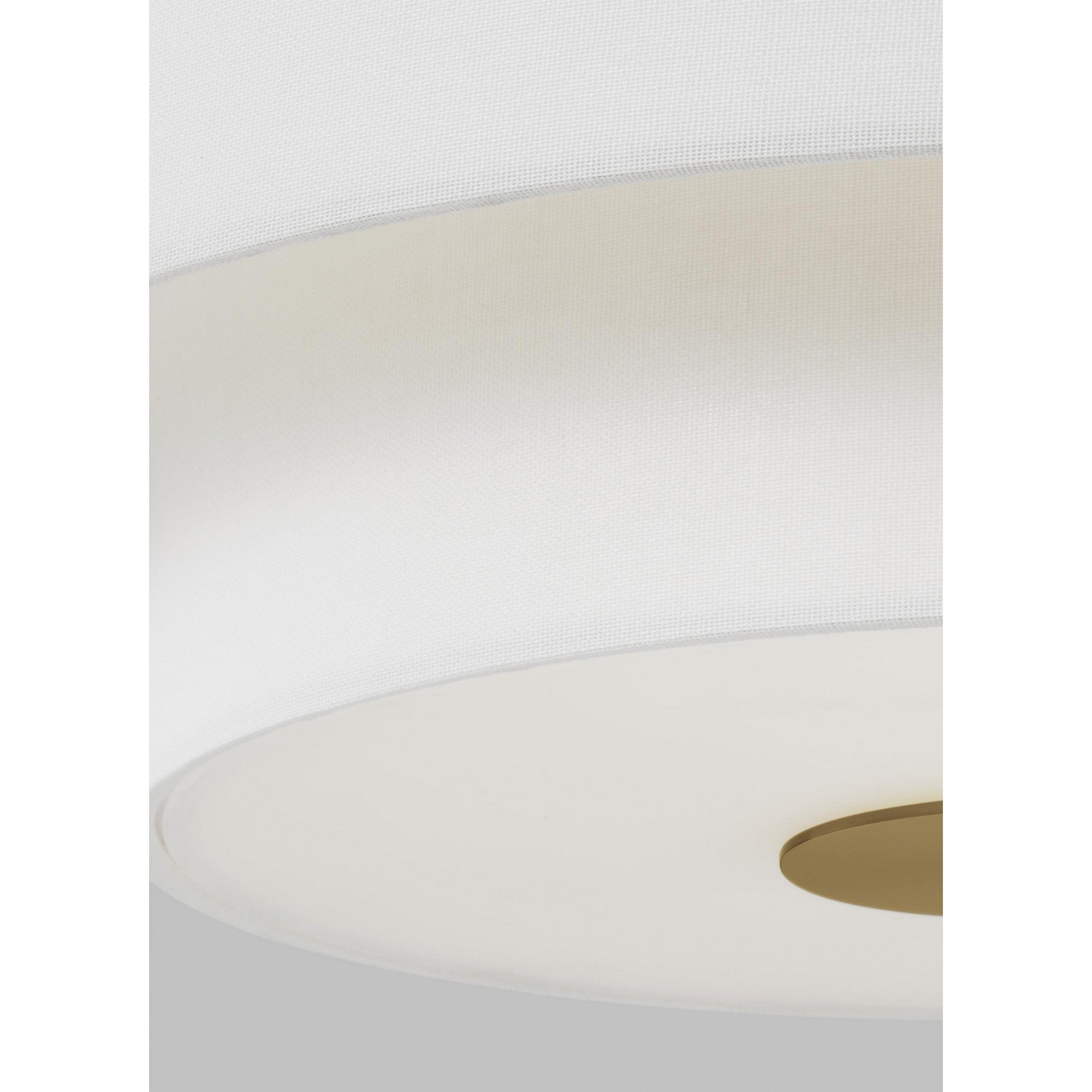 Sawyer 18" 3-Light Flush Mount, Burnished Brass Finish - Bees Lighting