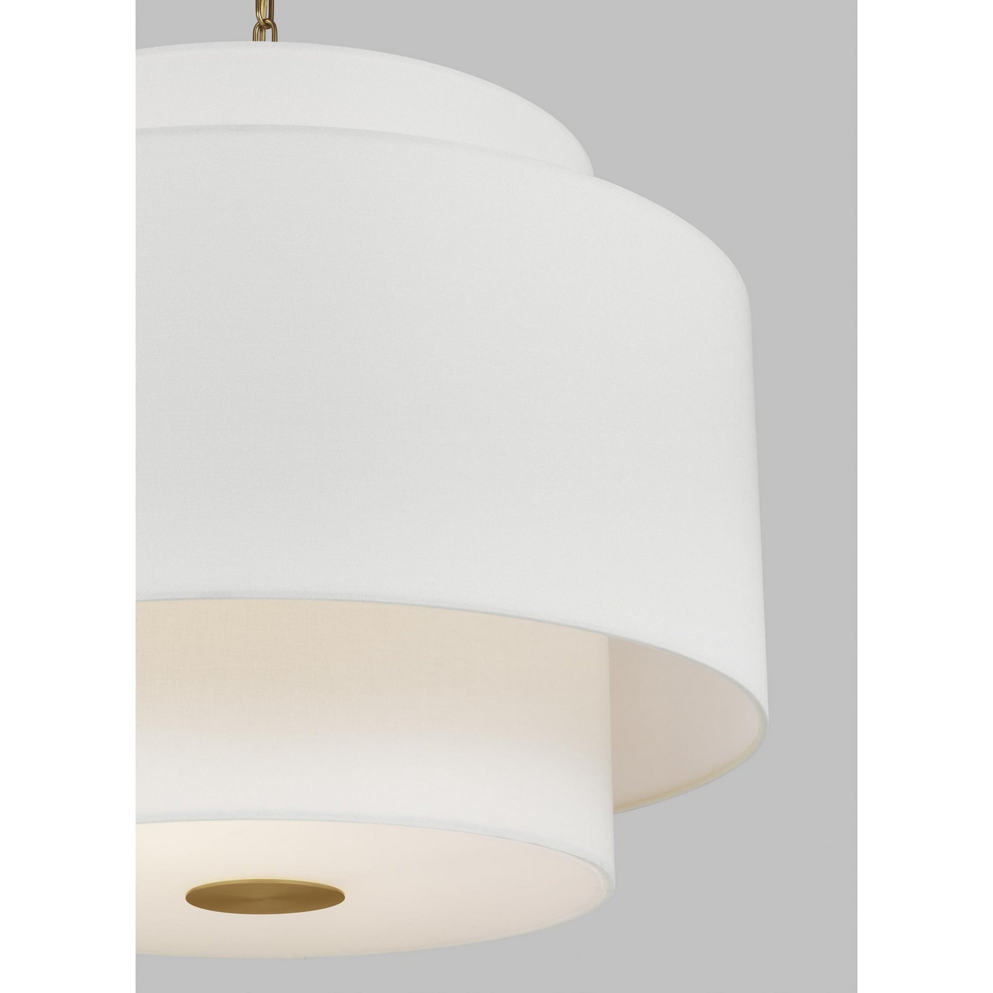 Sawyer 26" 3-Light Pendant, Burnished Brass Finish - Bees Lighting