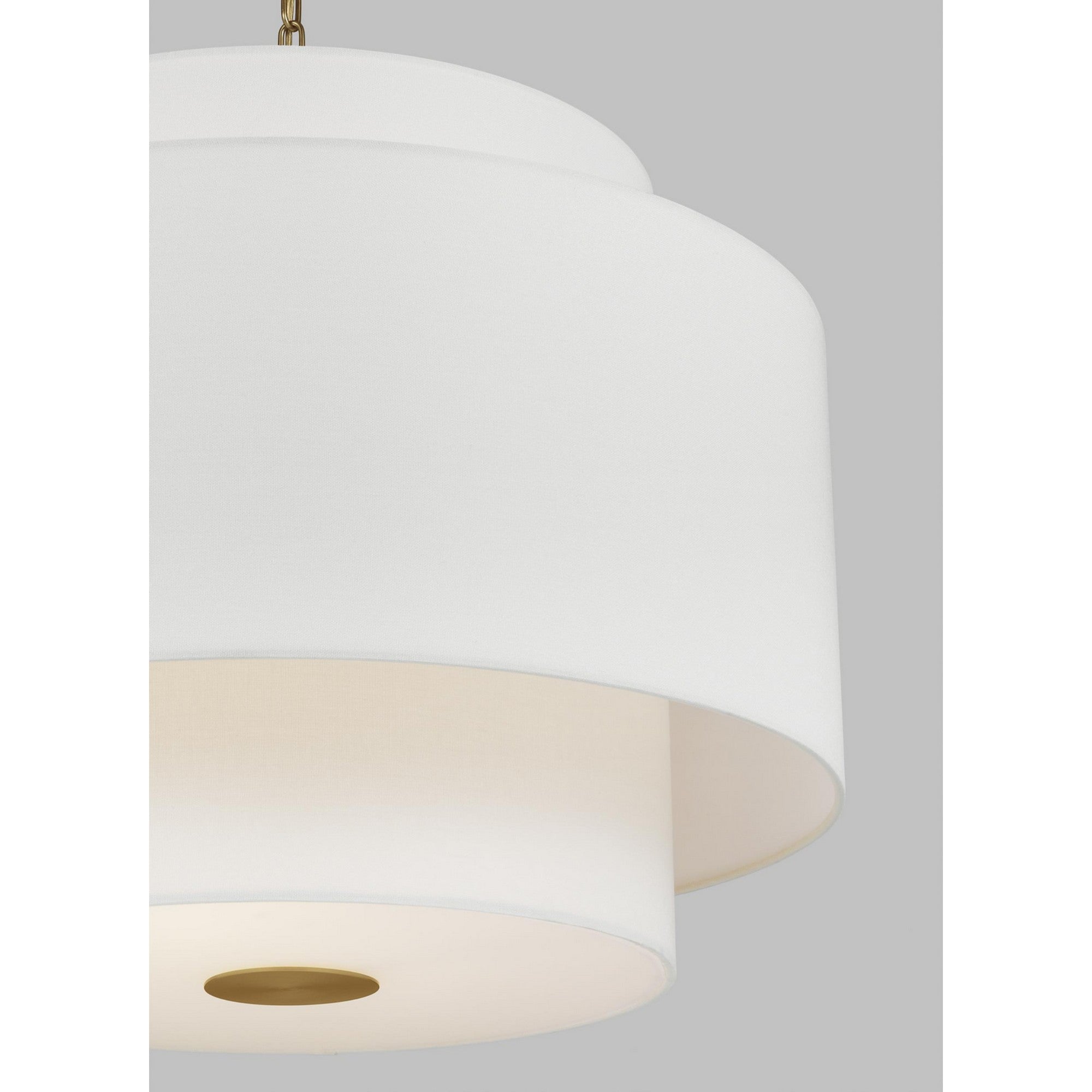 Sawyer 26" 3-Light Pendant, Burnished Brass Finish - Bees Lighting
