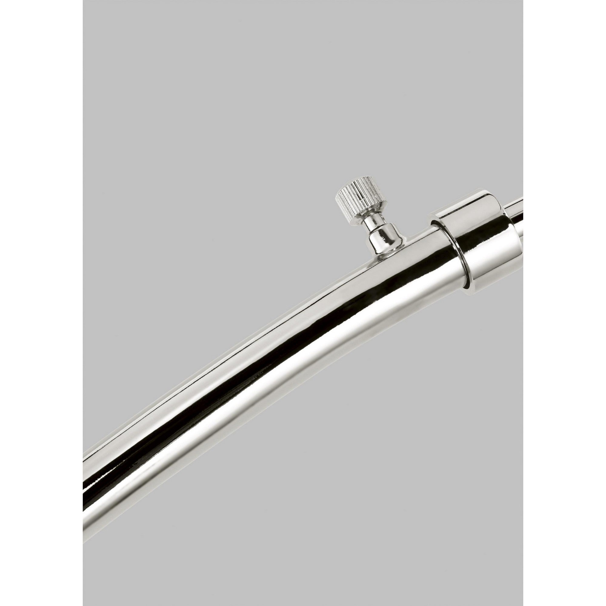 Sawyer 75" Floor Lamp, Polished Nickel Finish - Bees Lighting