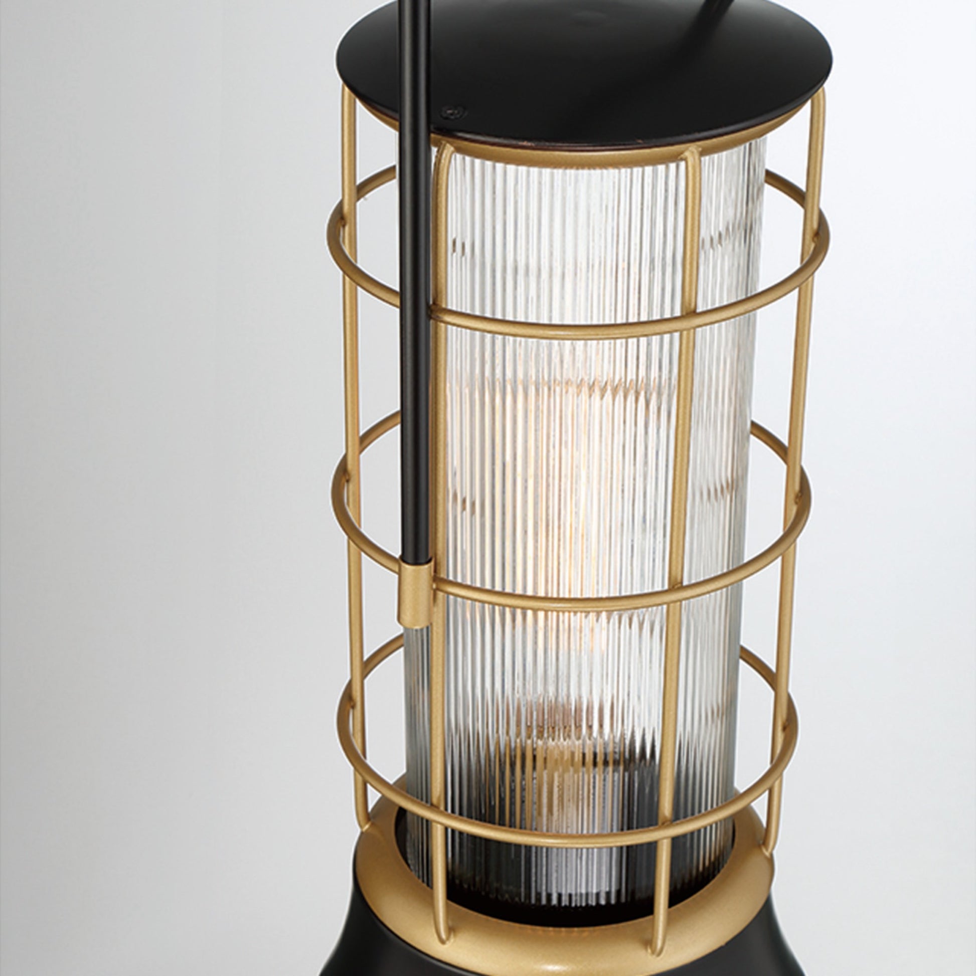 Rivamar 23" Outdoor Post/Pier Head, Gold & Black Finish - Bees Lighting