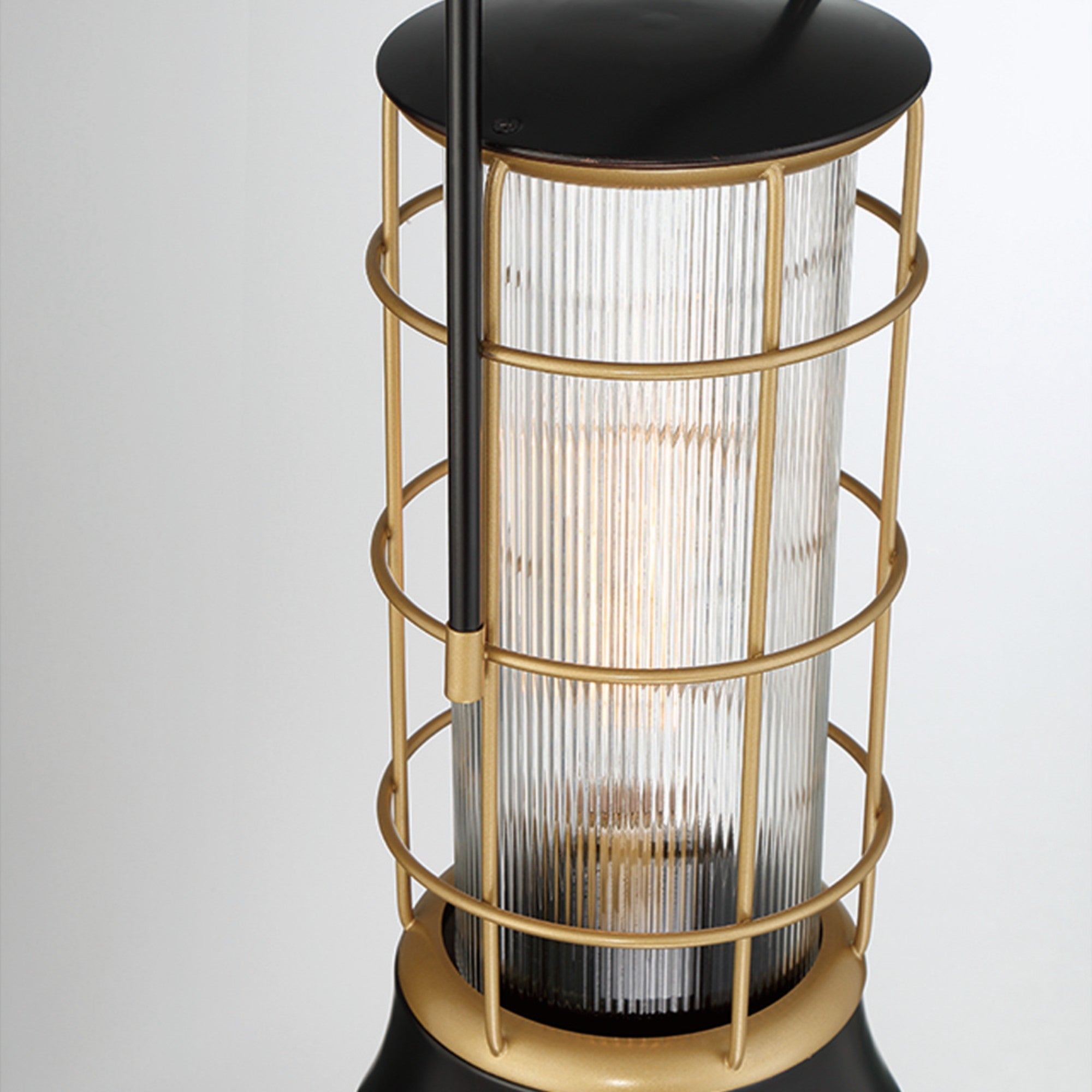 Rivamar 23" Outdoor Post/Pier Head, Gold & Black Finish - Bees Lighting