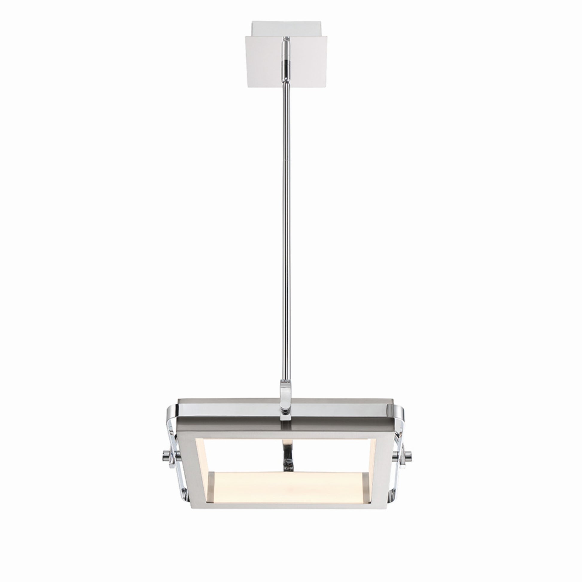 Annilo 15" LED Pendant, Chrome Finish - Bees Lighting