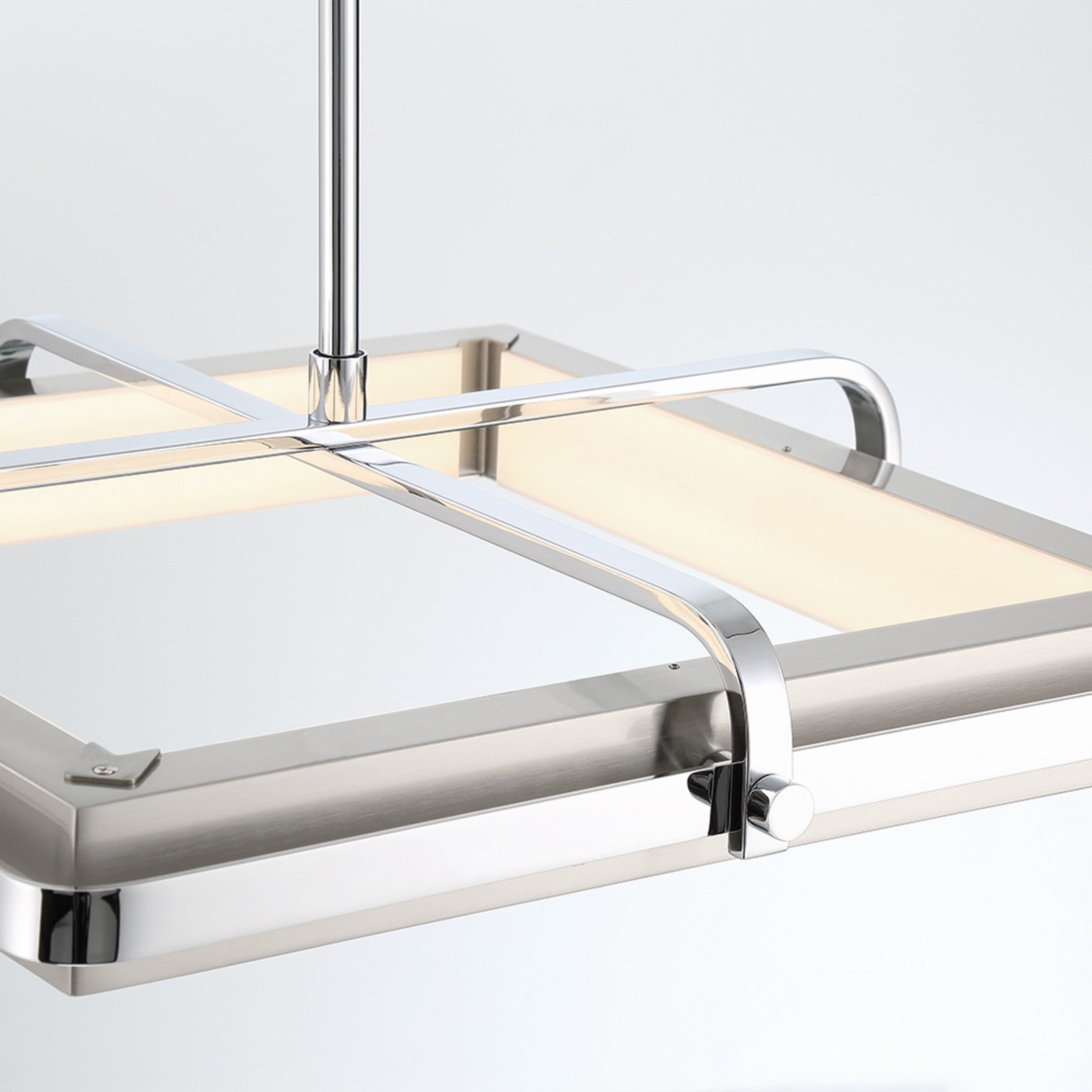 Annilo 18" LED Pendant, Chrome Finish - Bees Lighting