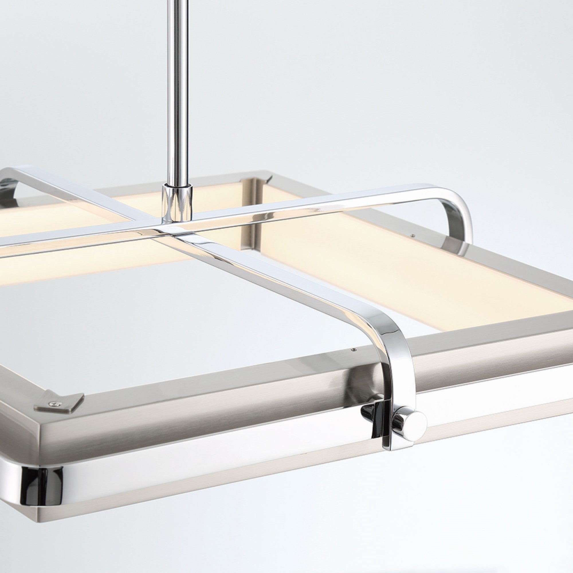 Annilo 18" LED Pendant, Chrome Finish - Bees Lighting