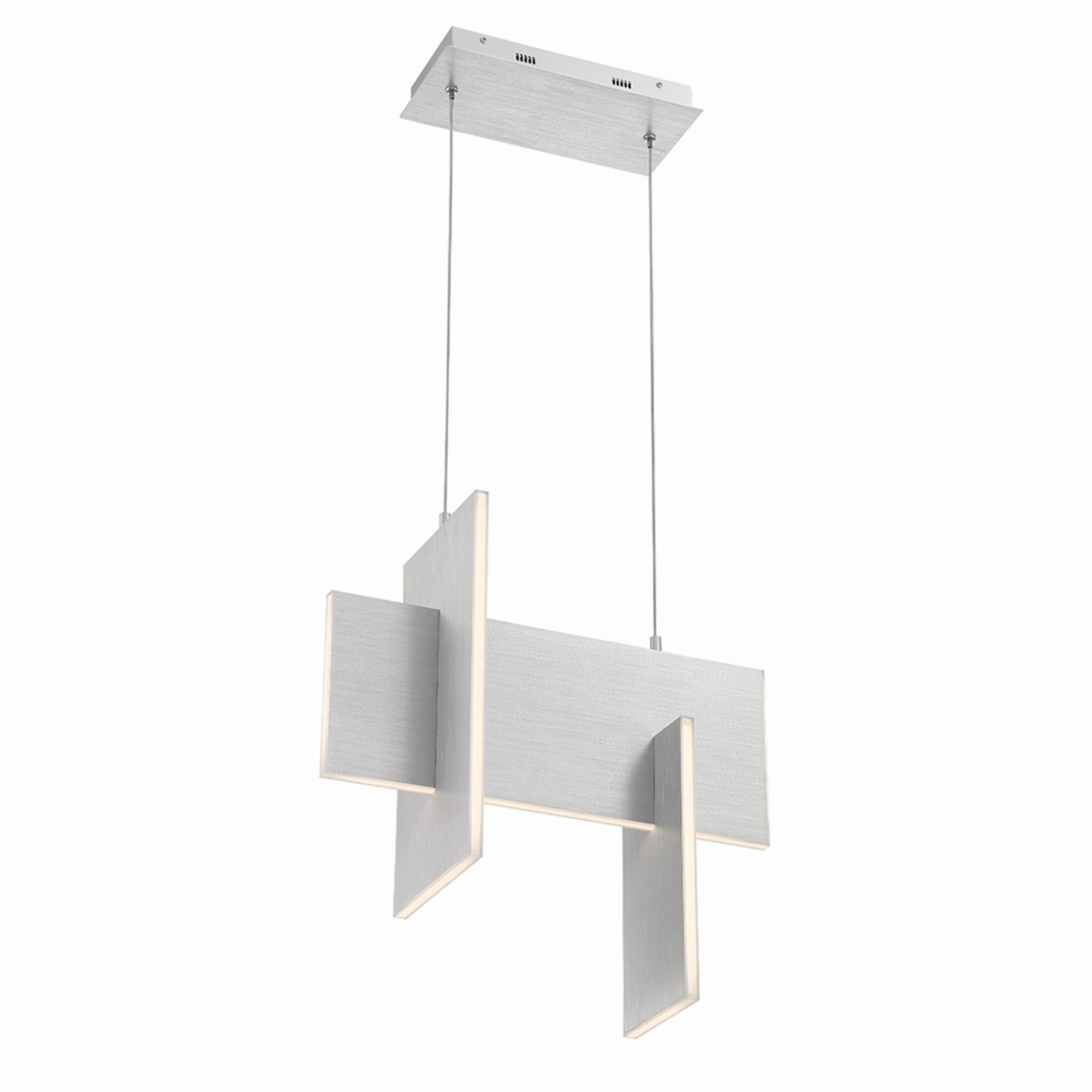 Coburg 20" LED Mini Chandelier, Silver Finish - Bees Lighting