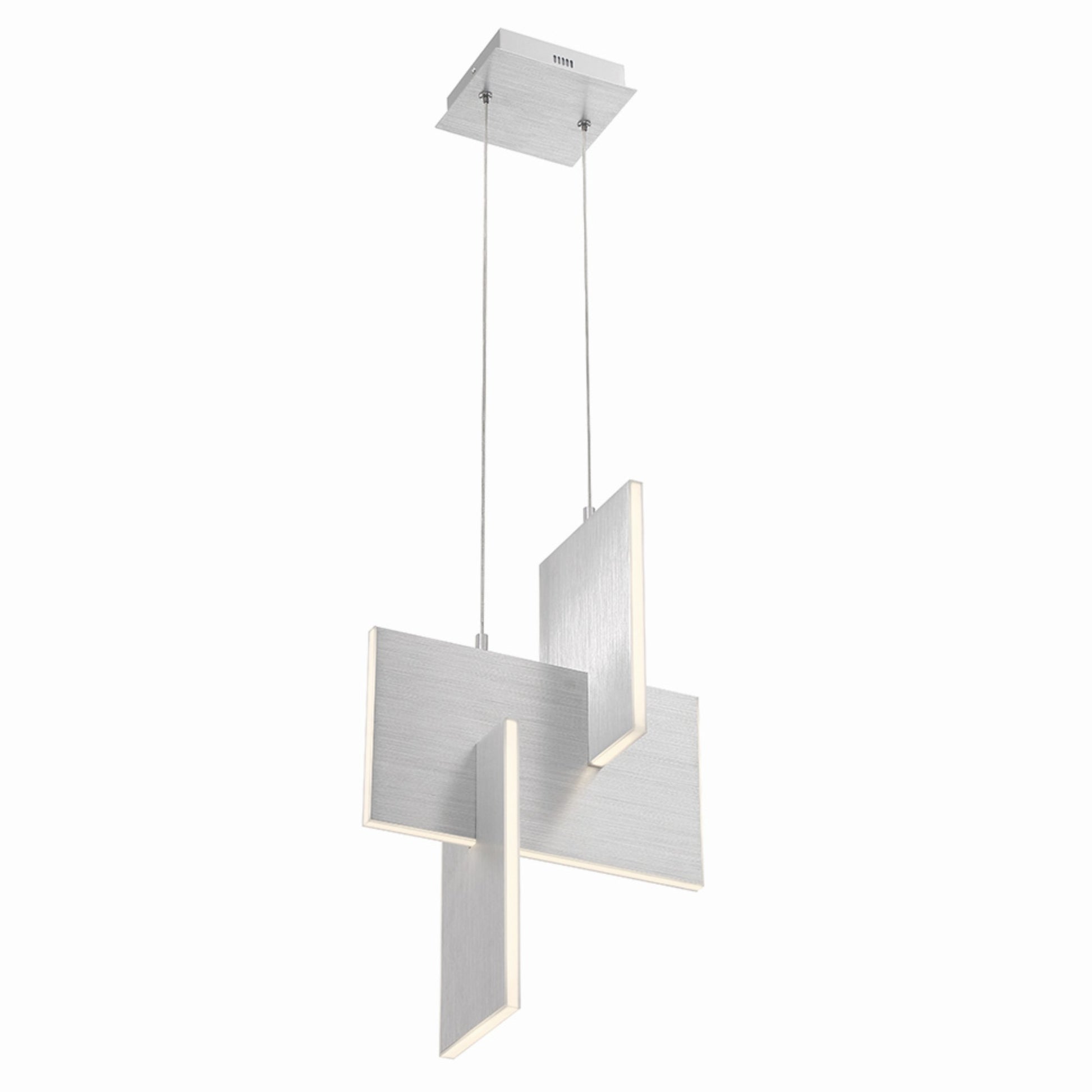 Coburg 23" LED Pendant, Silver Finish - Bees Lighting