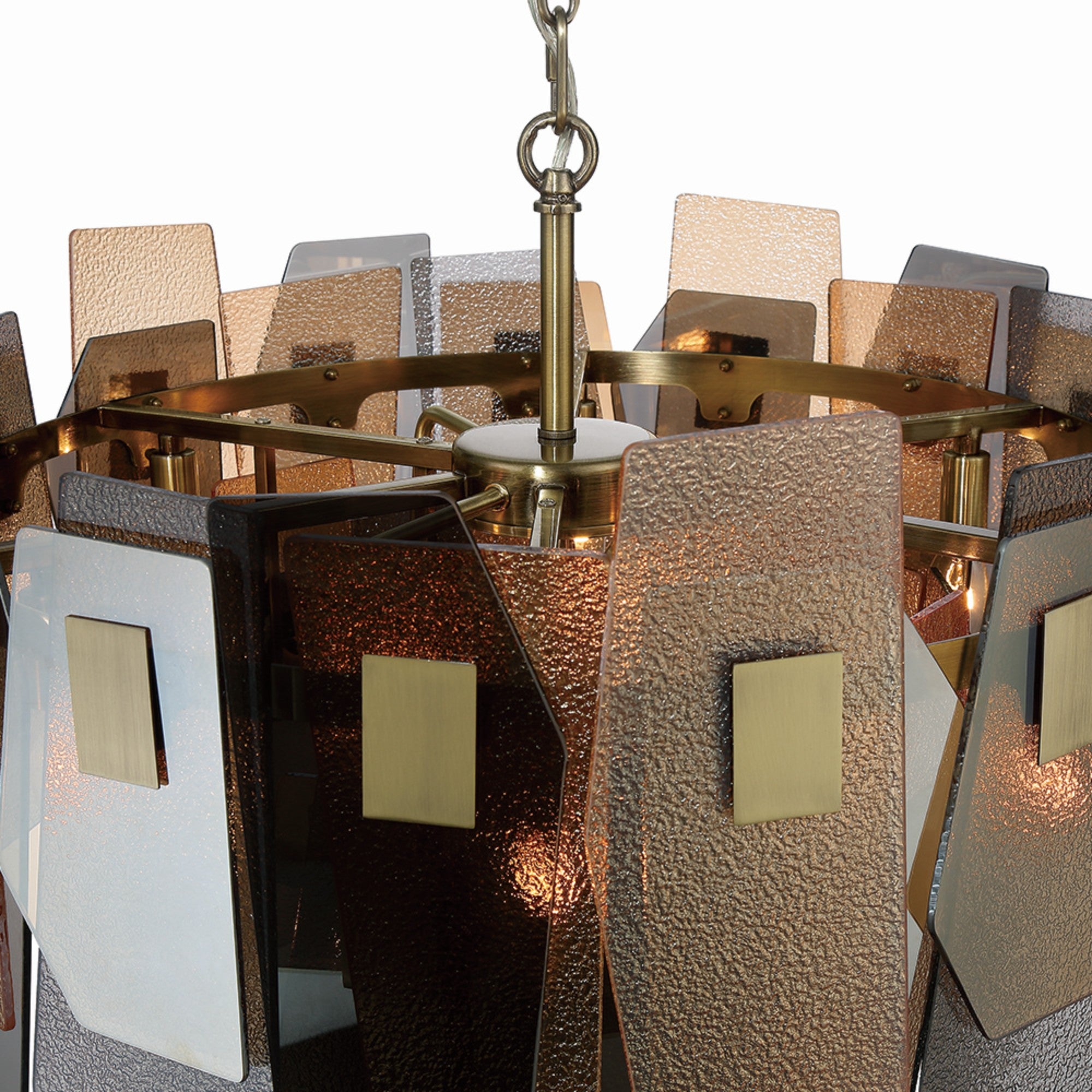 Cocolina 3-Tiers 10-Light 26" Chandelier, Brushed Brass Finish - Bees Lighting