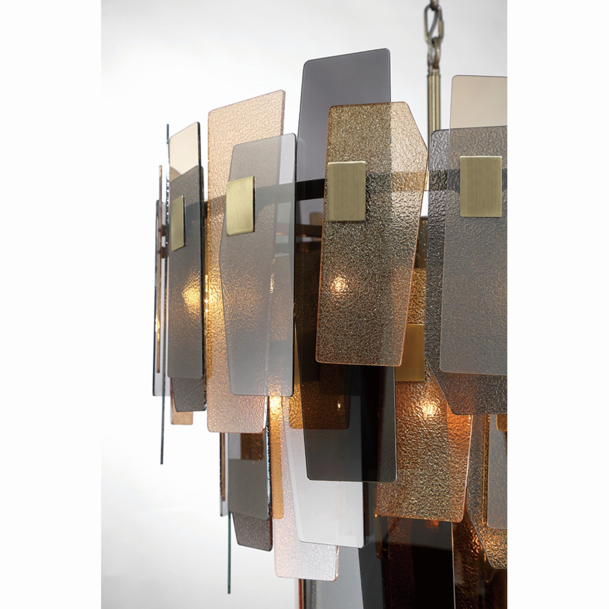 Cocolina 42 in. 19 Lights Chandelier Brass Finish