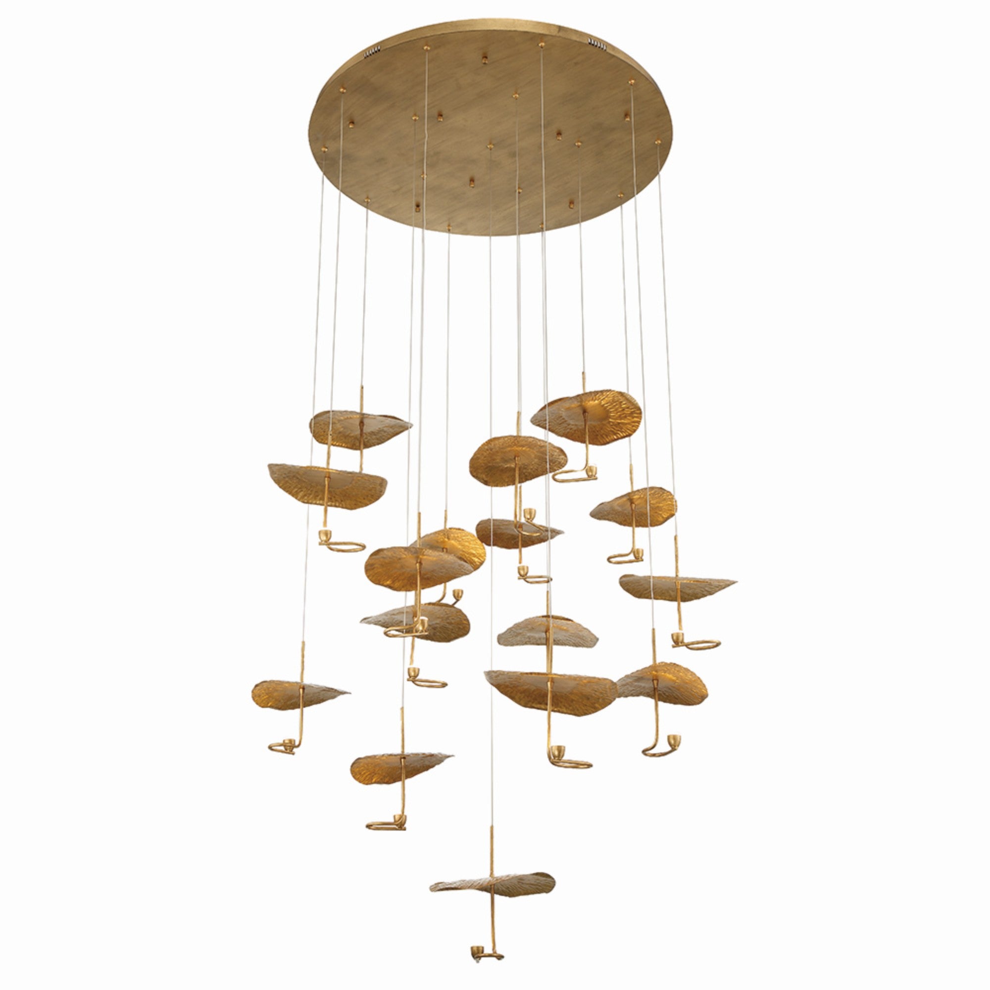 Lagatto 16-Light 48" LED Grand Chandelier, Oil Rubbed Bronze Finish - Bees Lighting