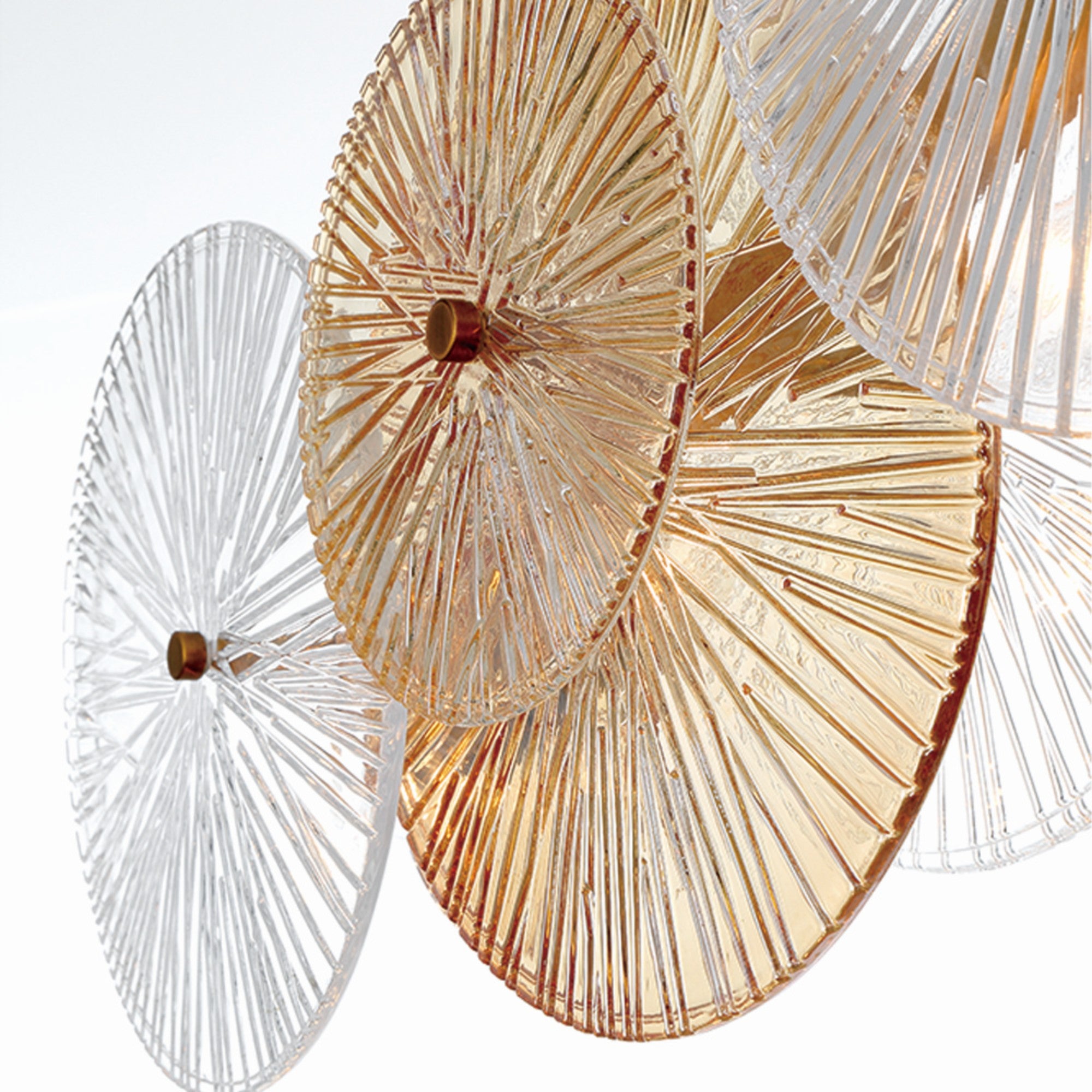 Sue-Anne 8-Light 57" Linear Chandelier, Gold Finish - Bees Lighting