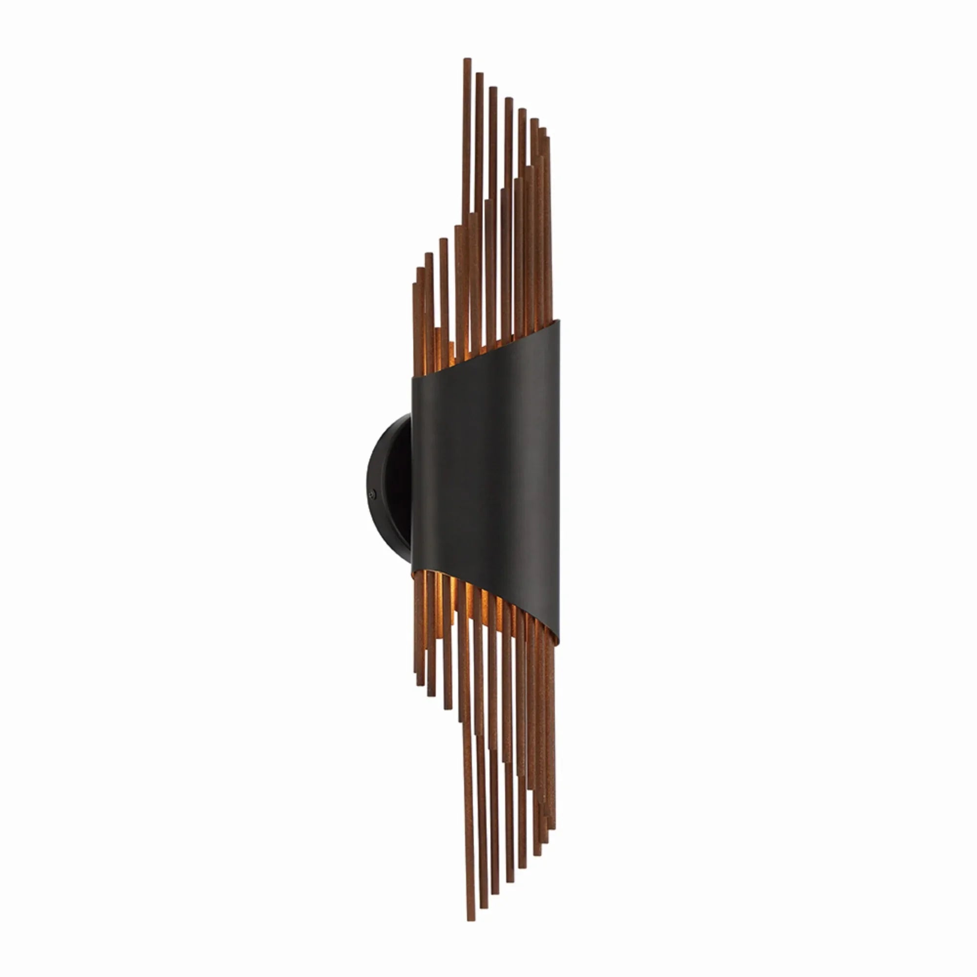 Umura 2-Light 25" LED Wall Sconce, Black Finish - Bees Lighting