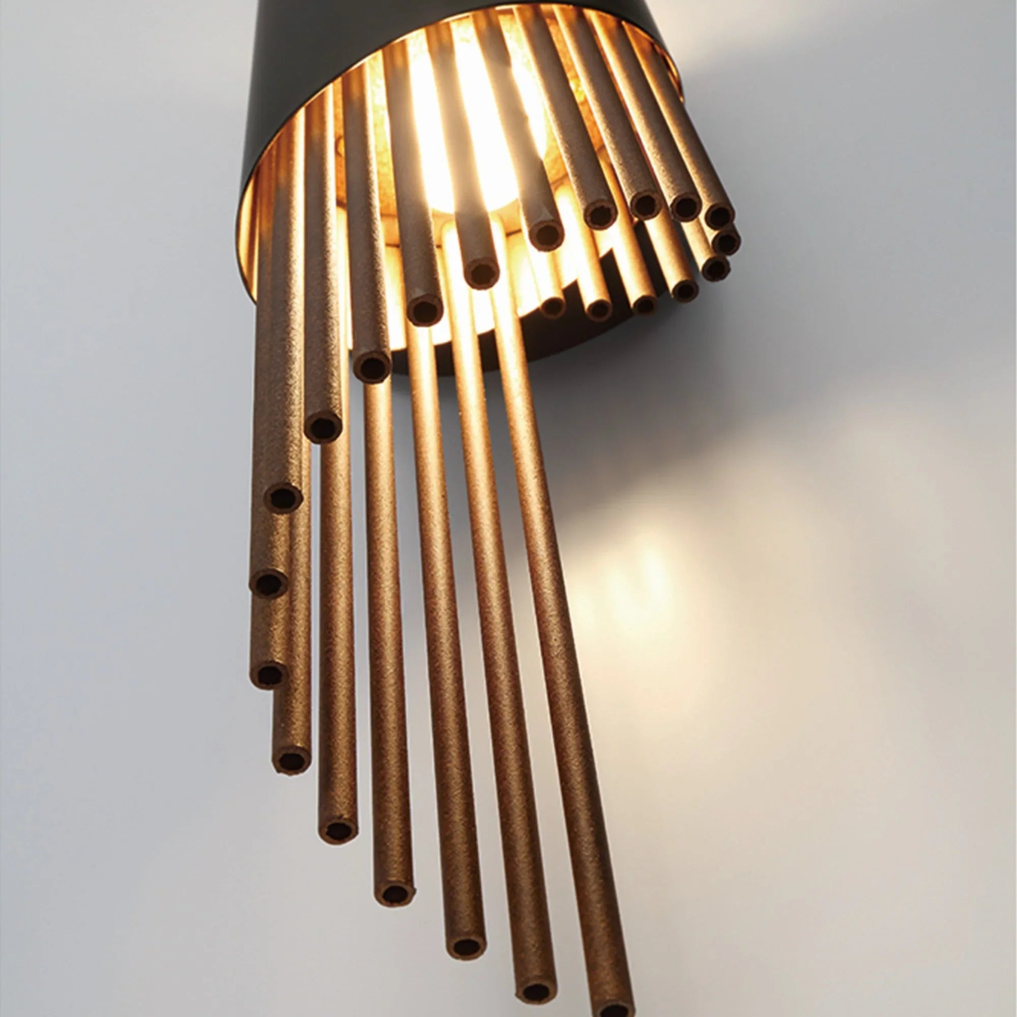 Umura 2-Light 25" LED Wall Sconce, Black Finish - Bees Lighting