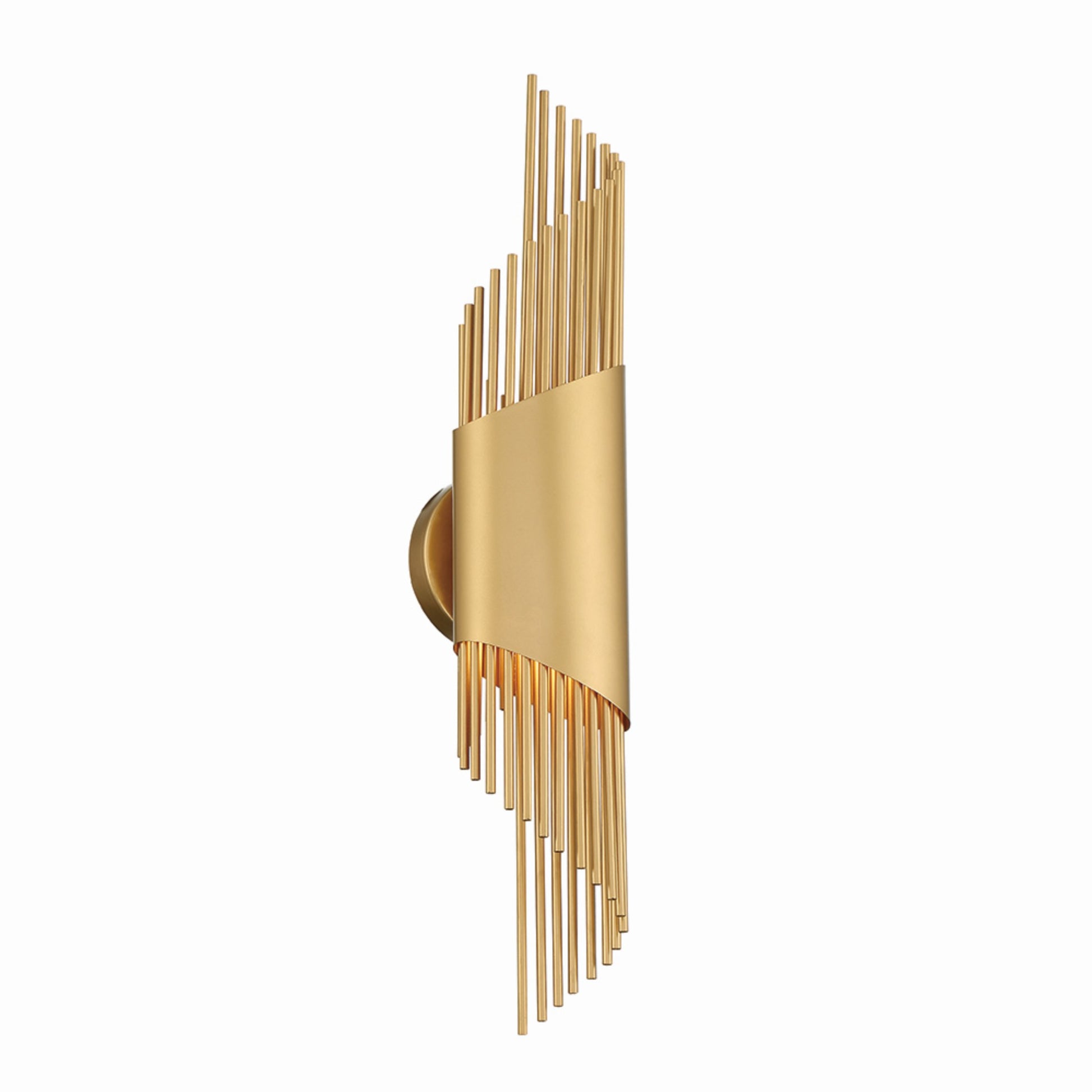 Umura 2-Light 25" LED Wall Sconce, Gold Finish - Bees Lighting