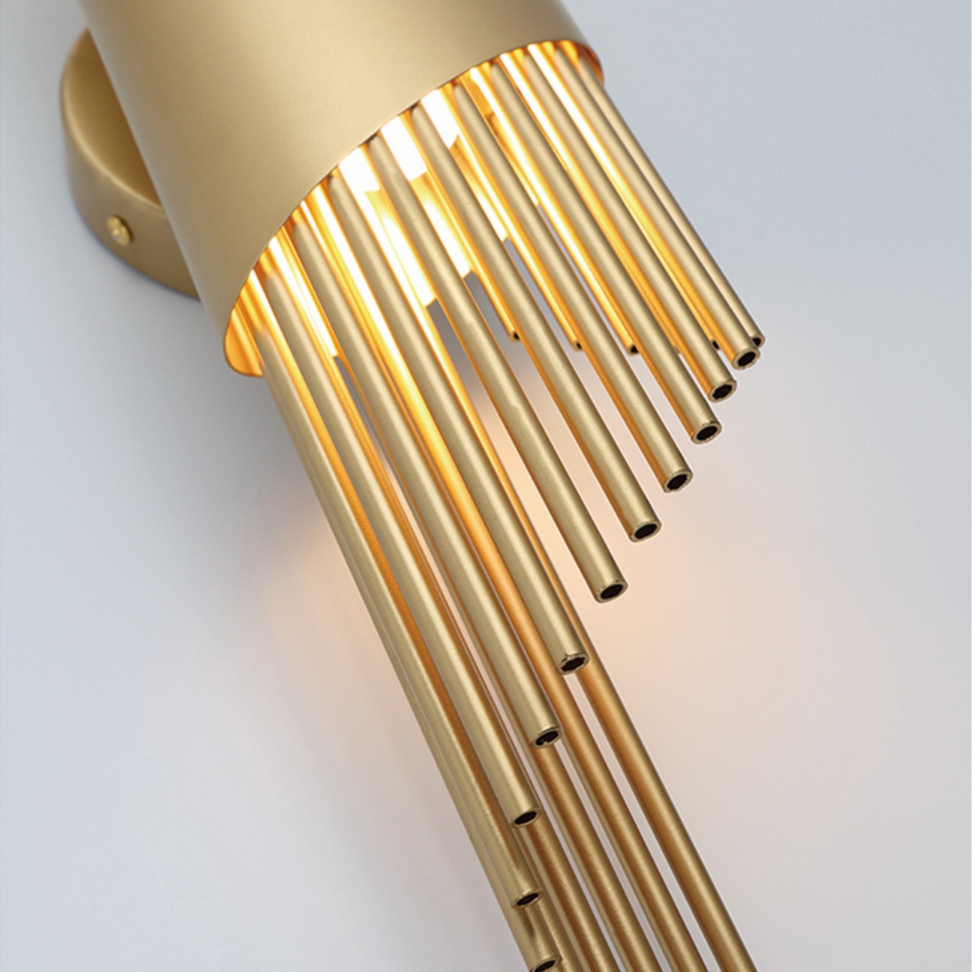 Umura 2-Light 25" LED Wall Sconce, Gold Finish - Bees Lighting