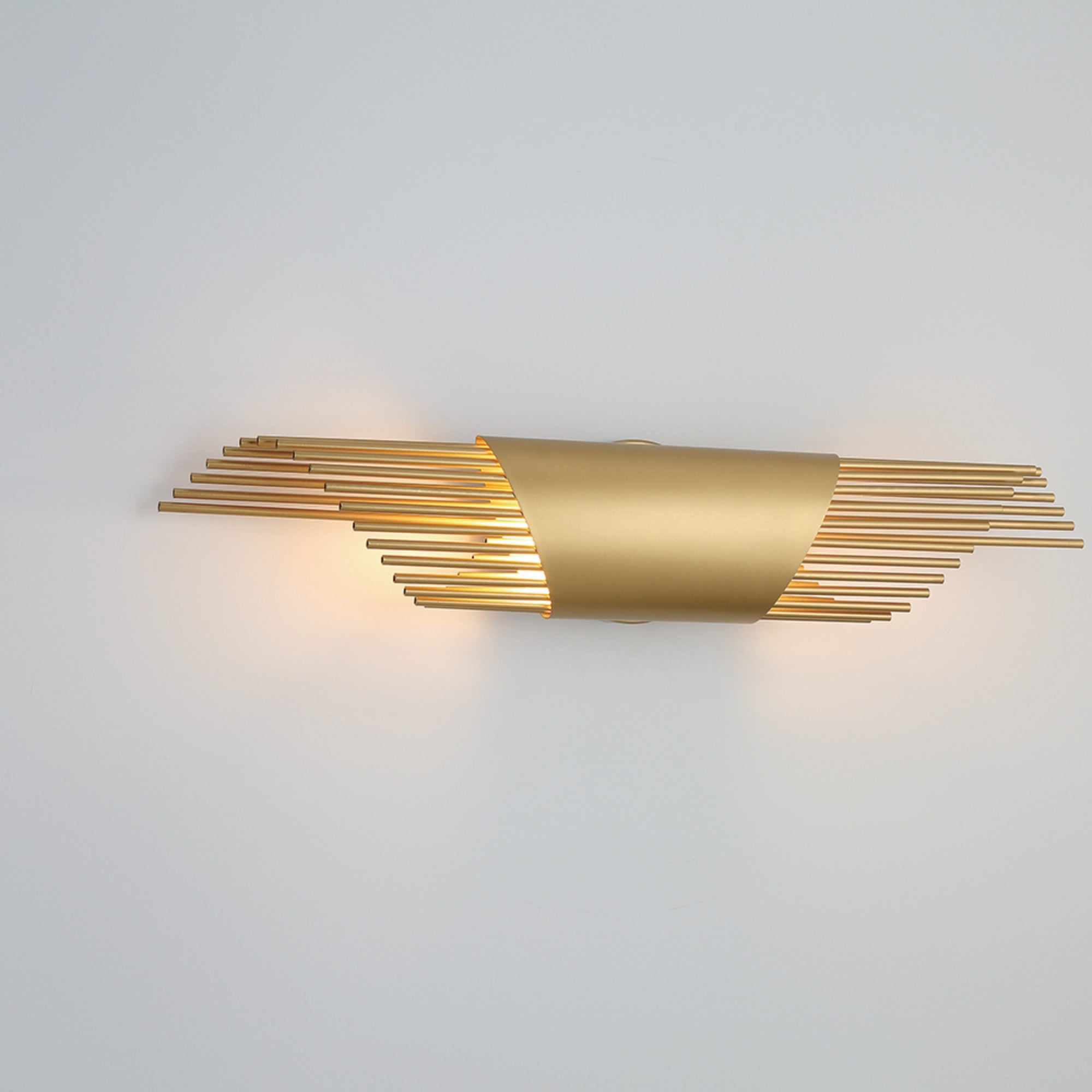 Umura 2-Light 25" LED Wall Sconce, Gold Finish - Bees Lighting