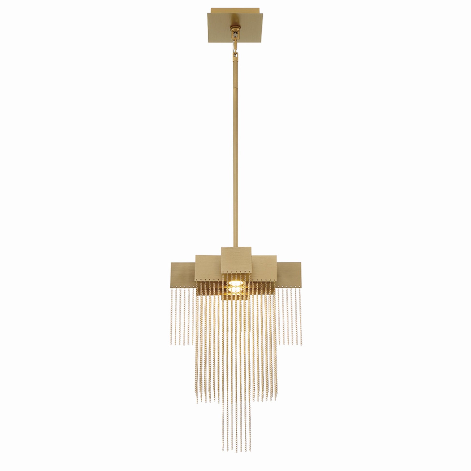 Bloomfield 18" LED Pendant, Gold Finish - Bees Lighting