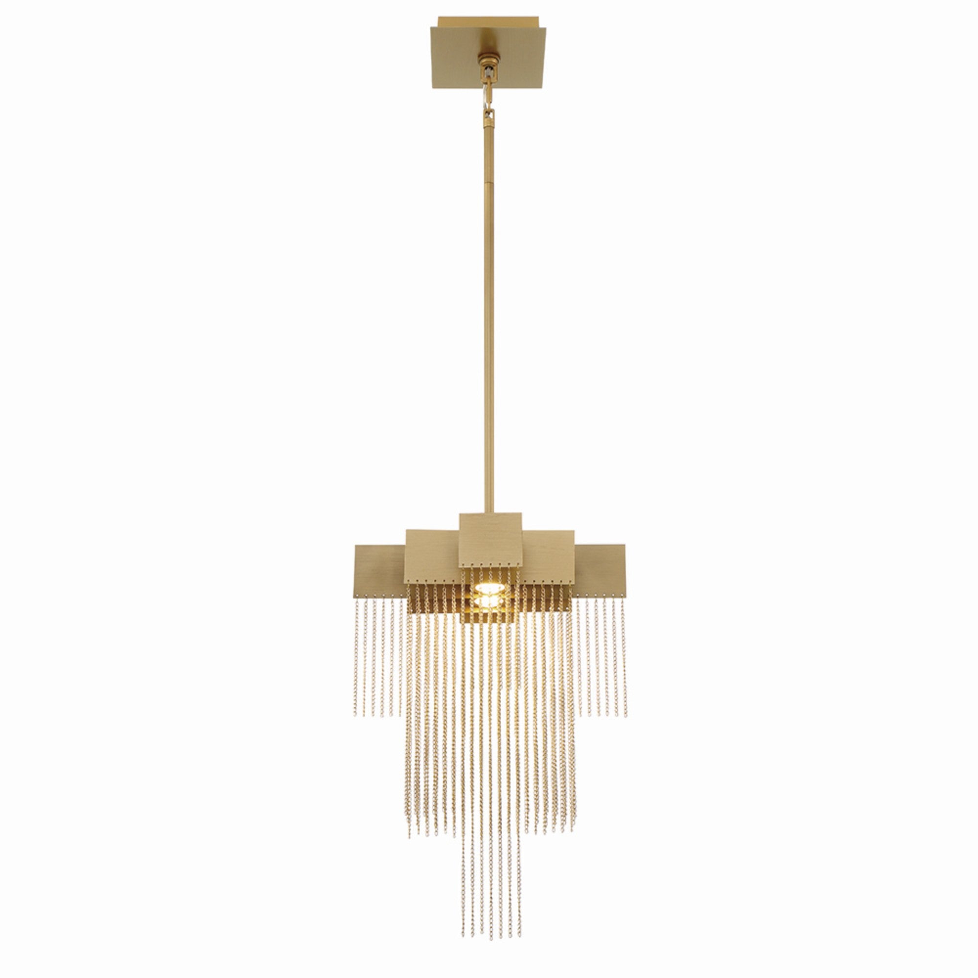 Bloomfield 18" LED Pendant, Gold Finish - Bees Lighting