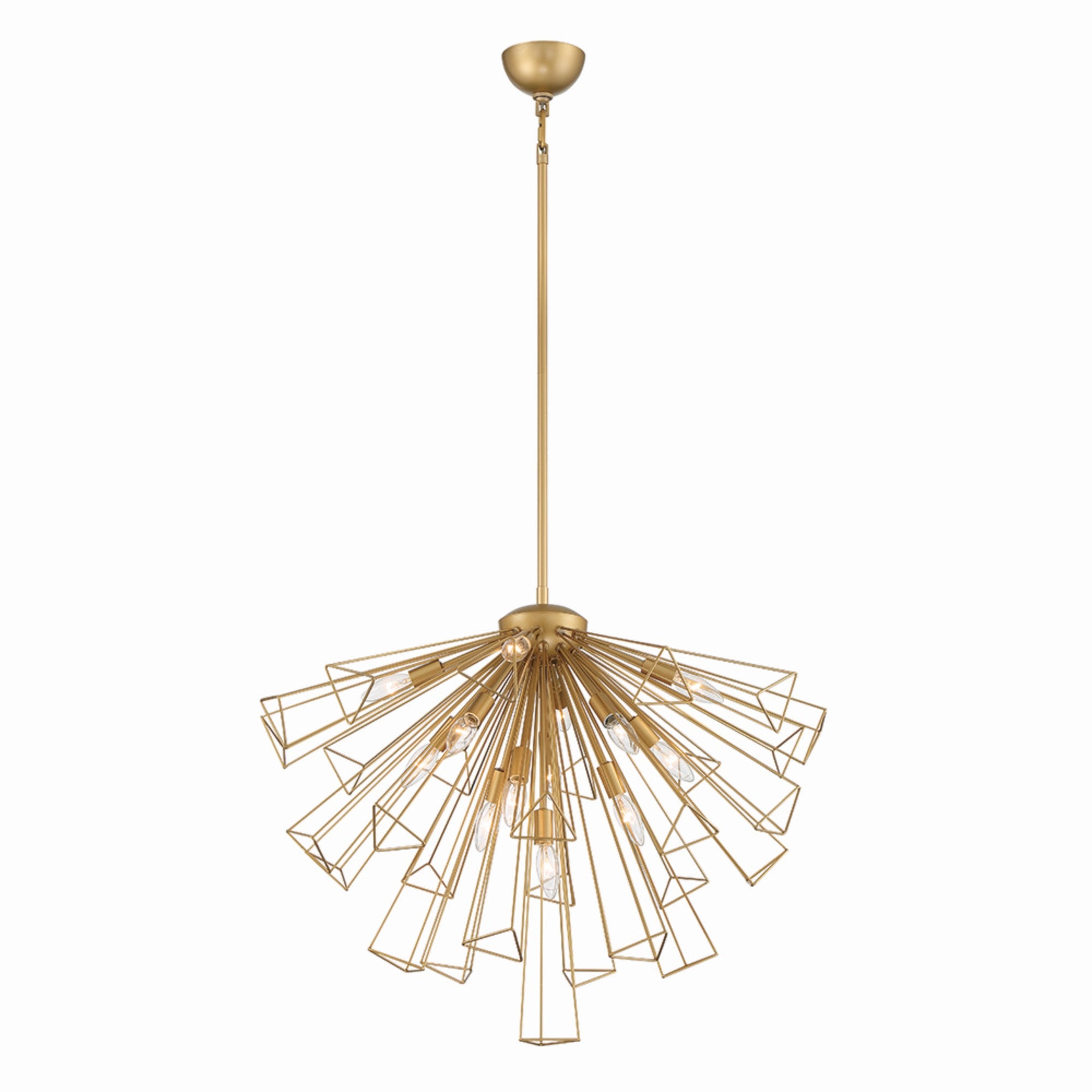 Dendelio 13-Light 30" Chandelier, Gold Finish - Bees Lighting