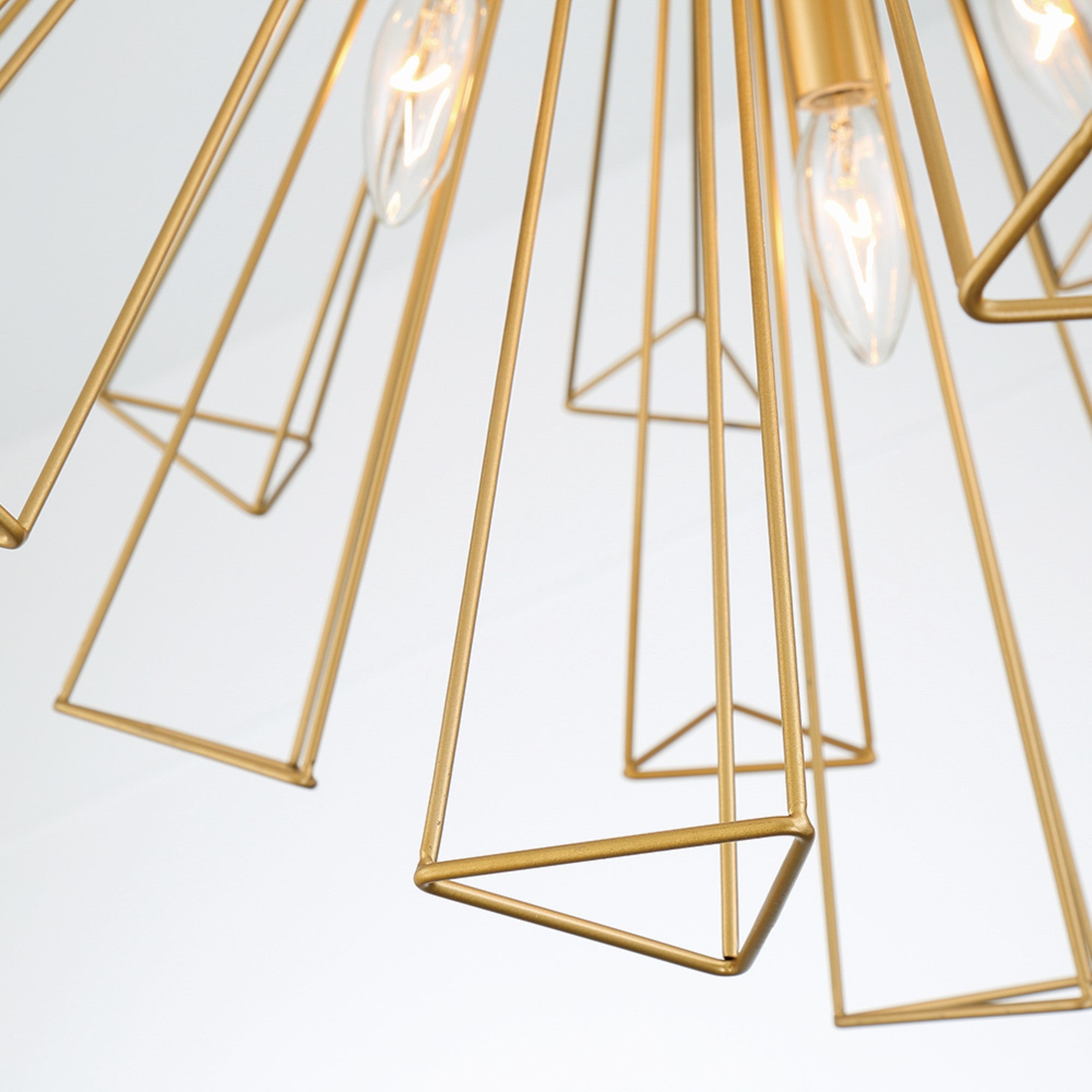 Dendelio 13-Light 30" Chandelier, Gold Finish - Bees Lighting