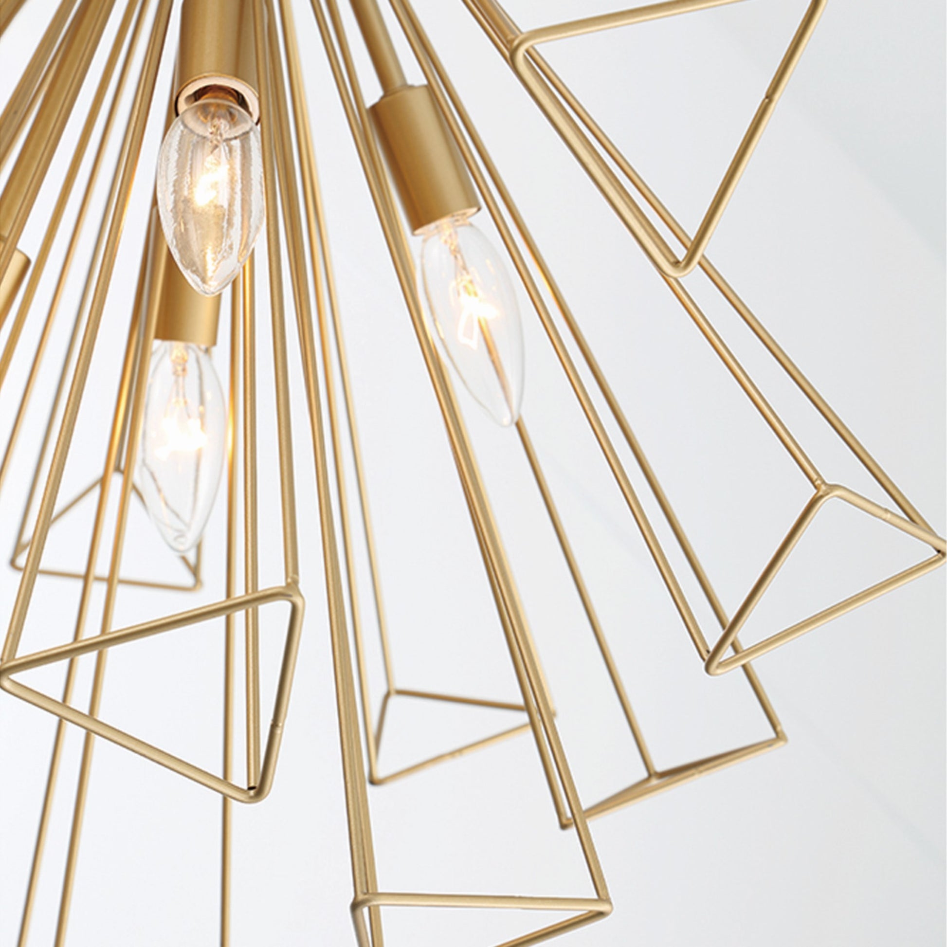 Dendelio 13-Light 30" Chandelier, Gold Finish - Bees Lighting