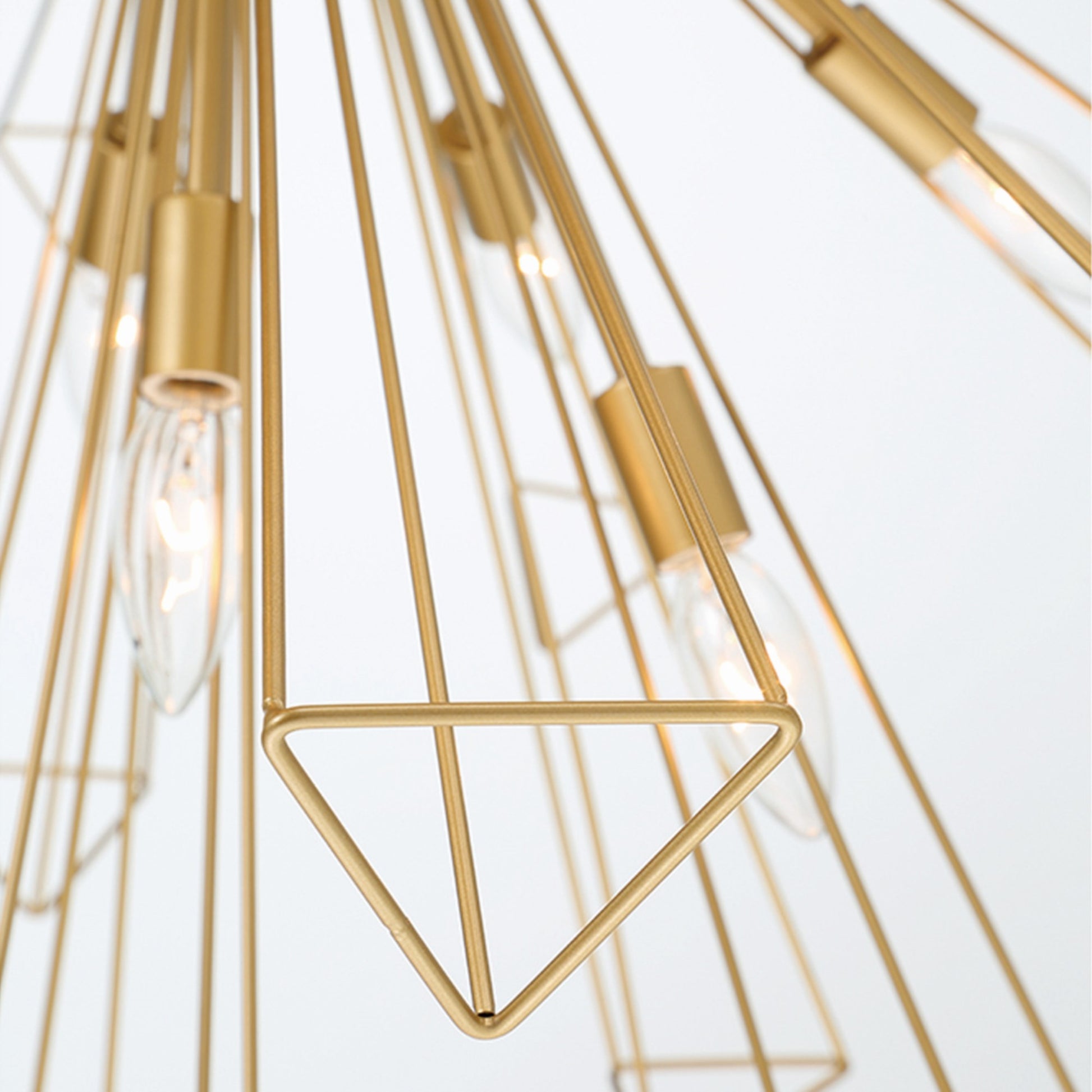 Dendelio 13-Light 30" Chandelier, Gold Finish - Bees Lighting