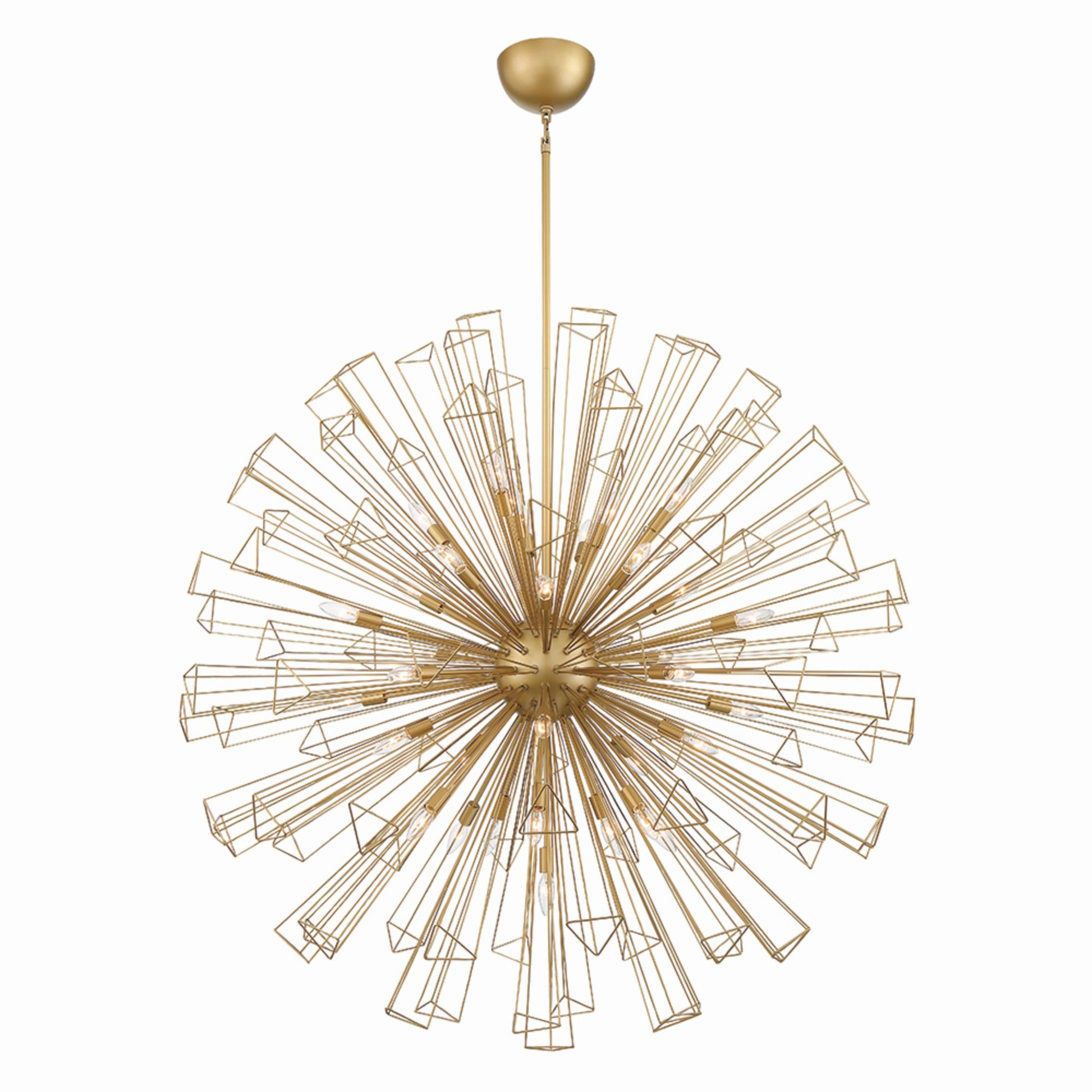 Dendelio 35-Light 54" Grand Chandelier, Gold Finish - Bees Lighting