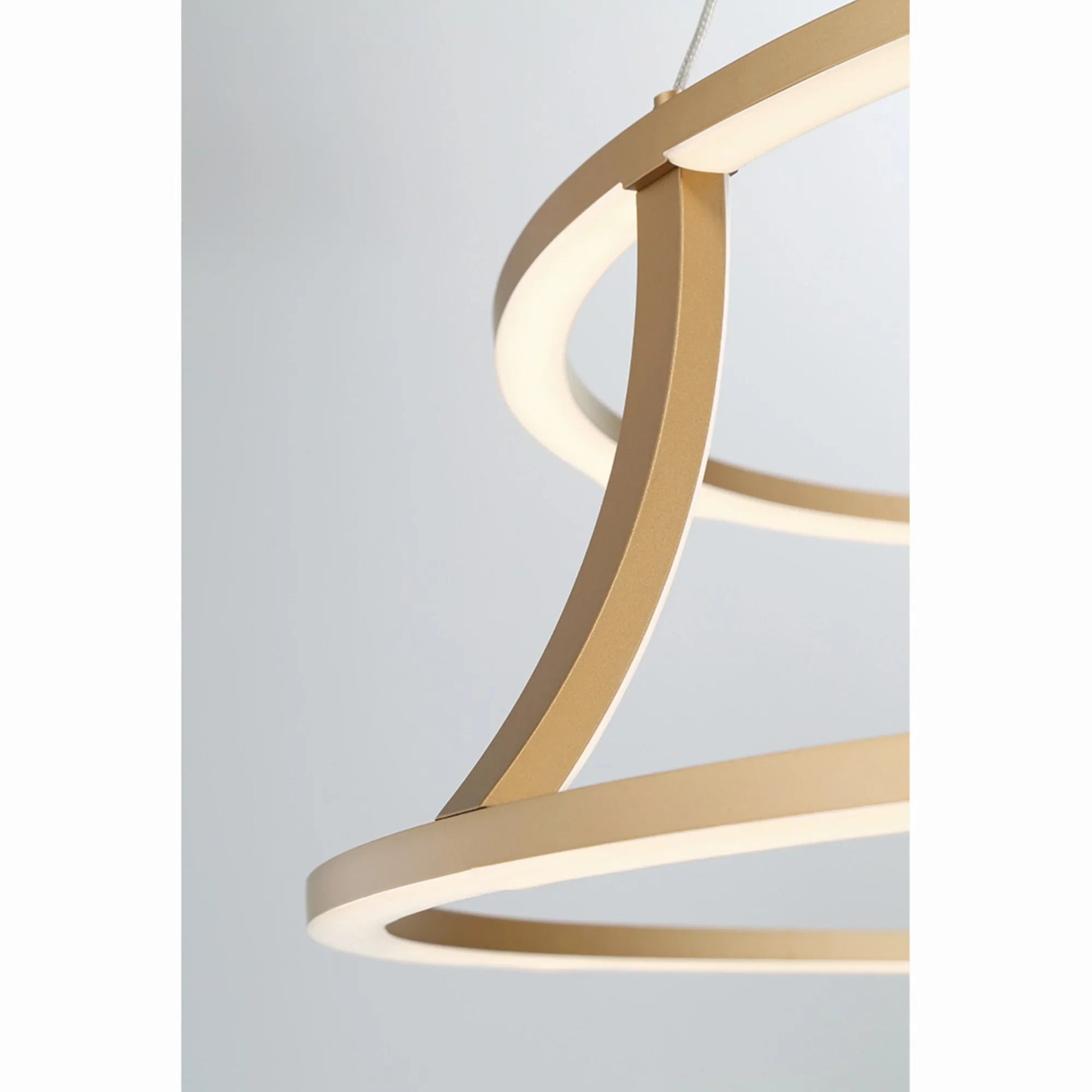 Cadoux 30" LED Chandelier, Gold Finish - Bees Lighting