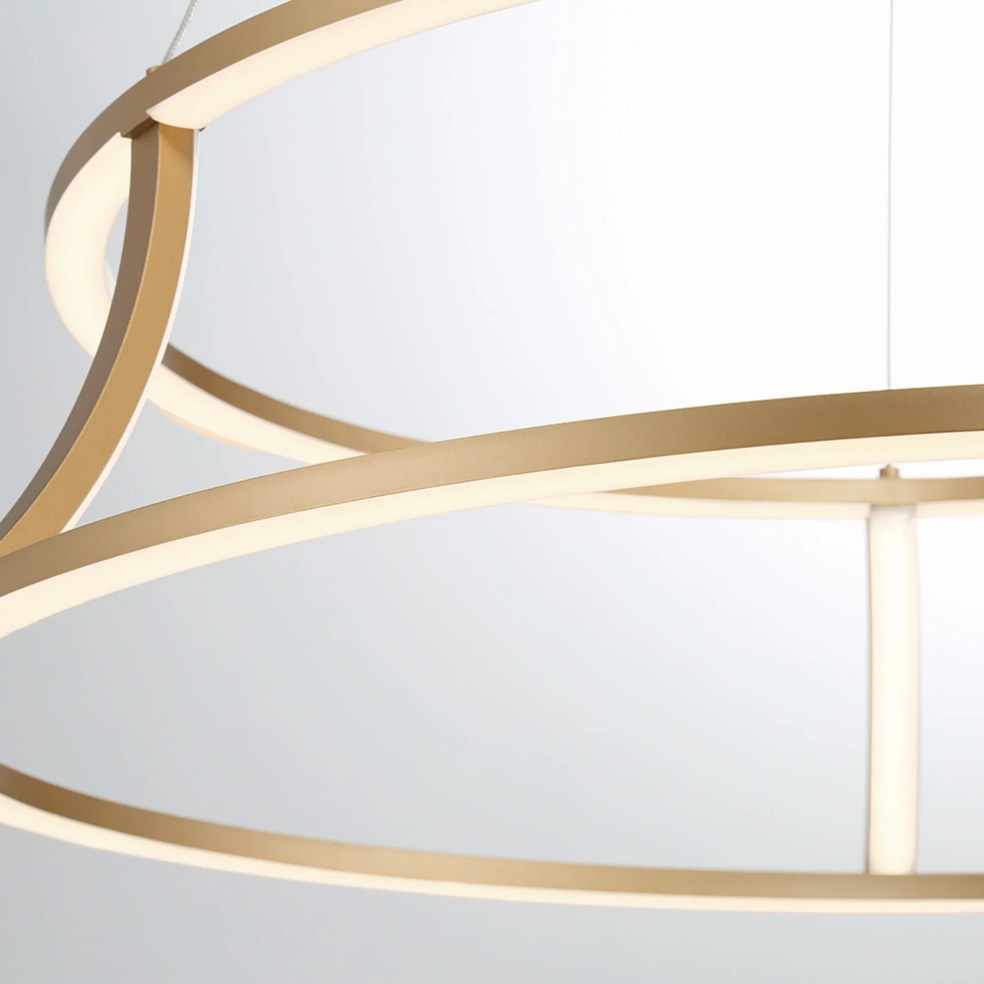 Cadoux 30" LED Chandelier, Gold Finish - Bees Lighting
