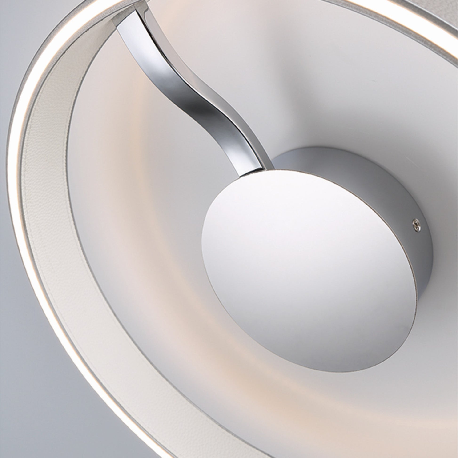 Verdura 15" LED Flush Mount, Gray Finish - Bees Lighting